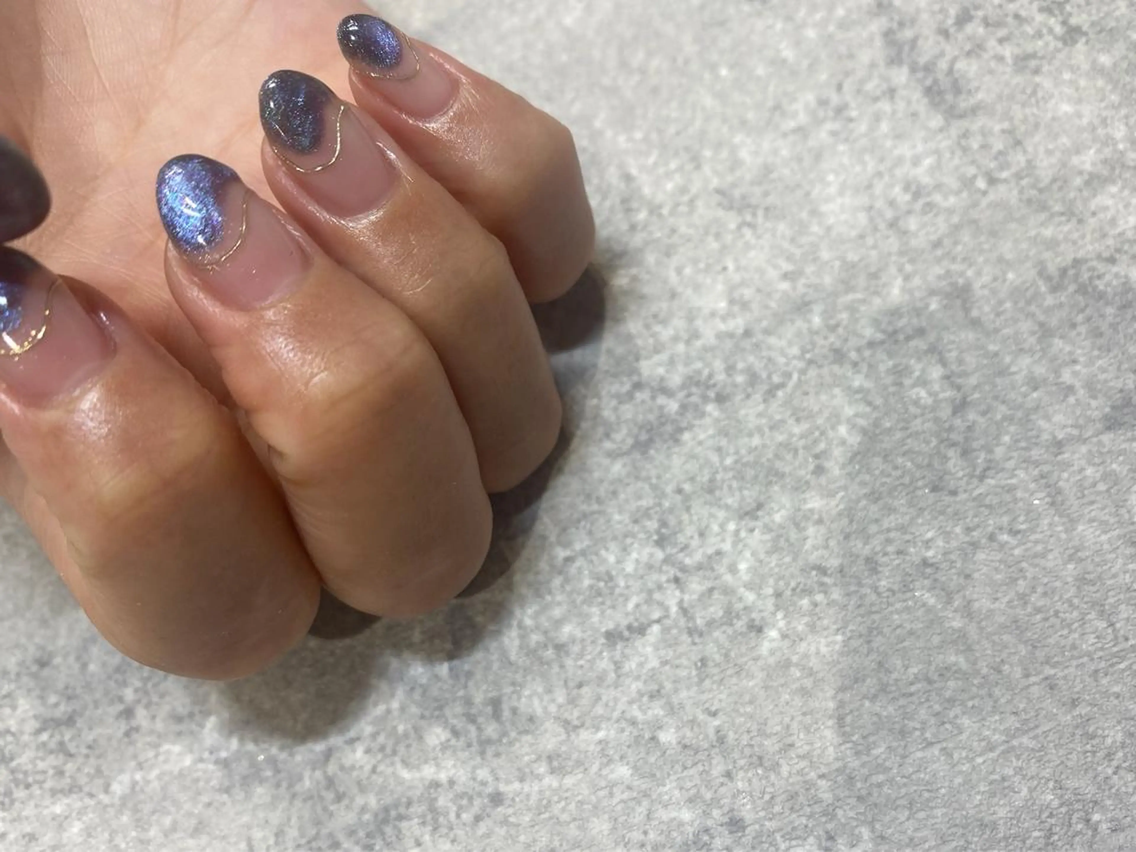 ネイル ハンドネイル NINEnami ニュアンスネイルのネイルデザイン