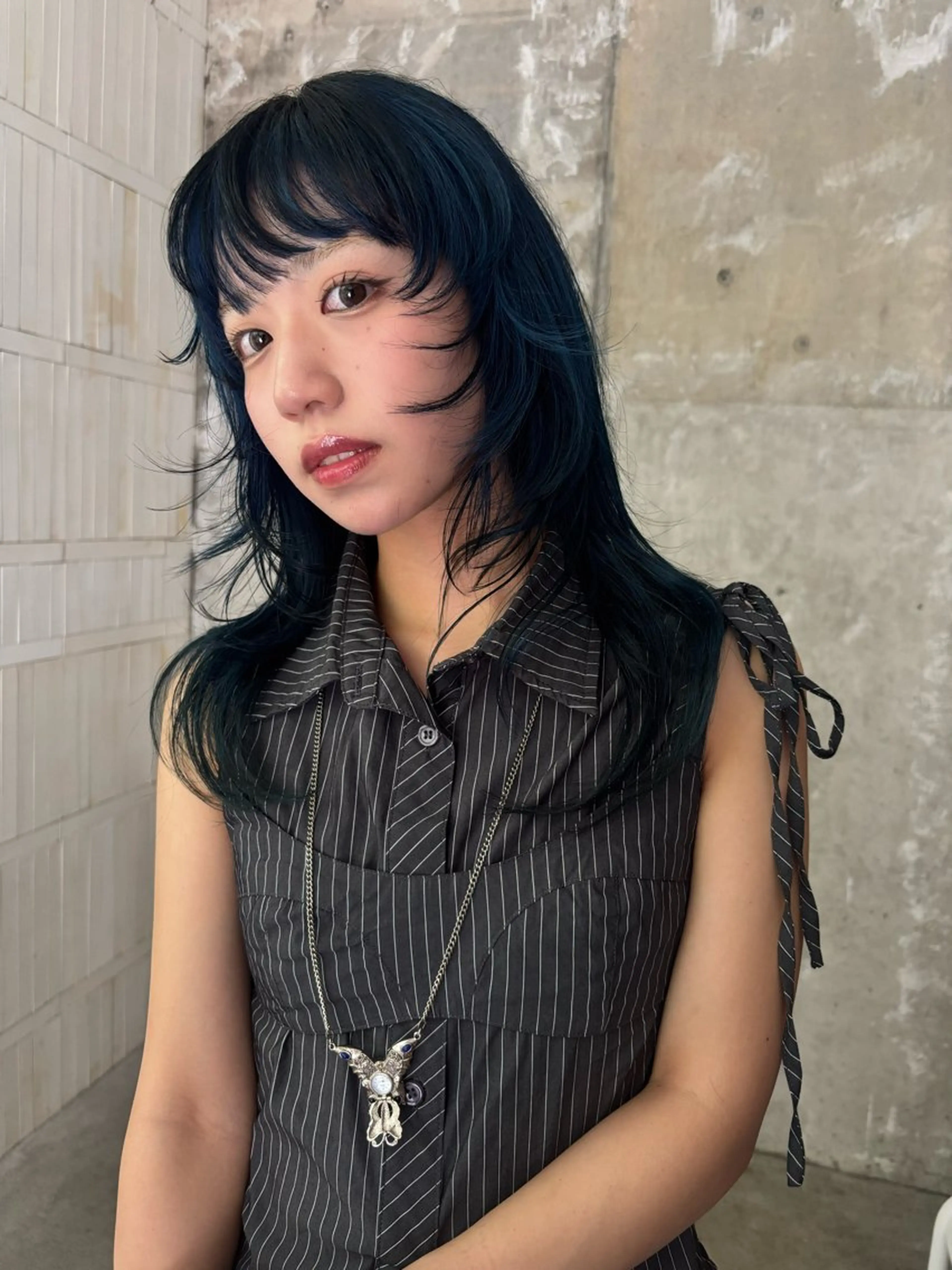 セミロング Hana/ハイトーン /レイヤーカットのヘアスタイル