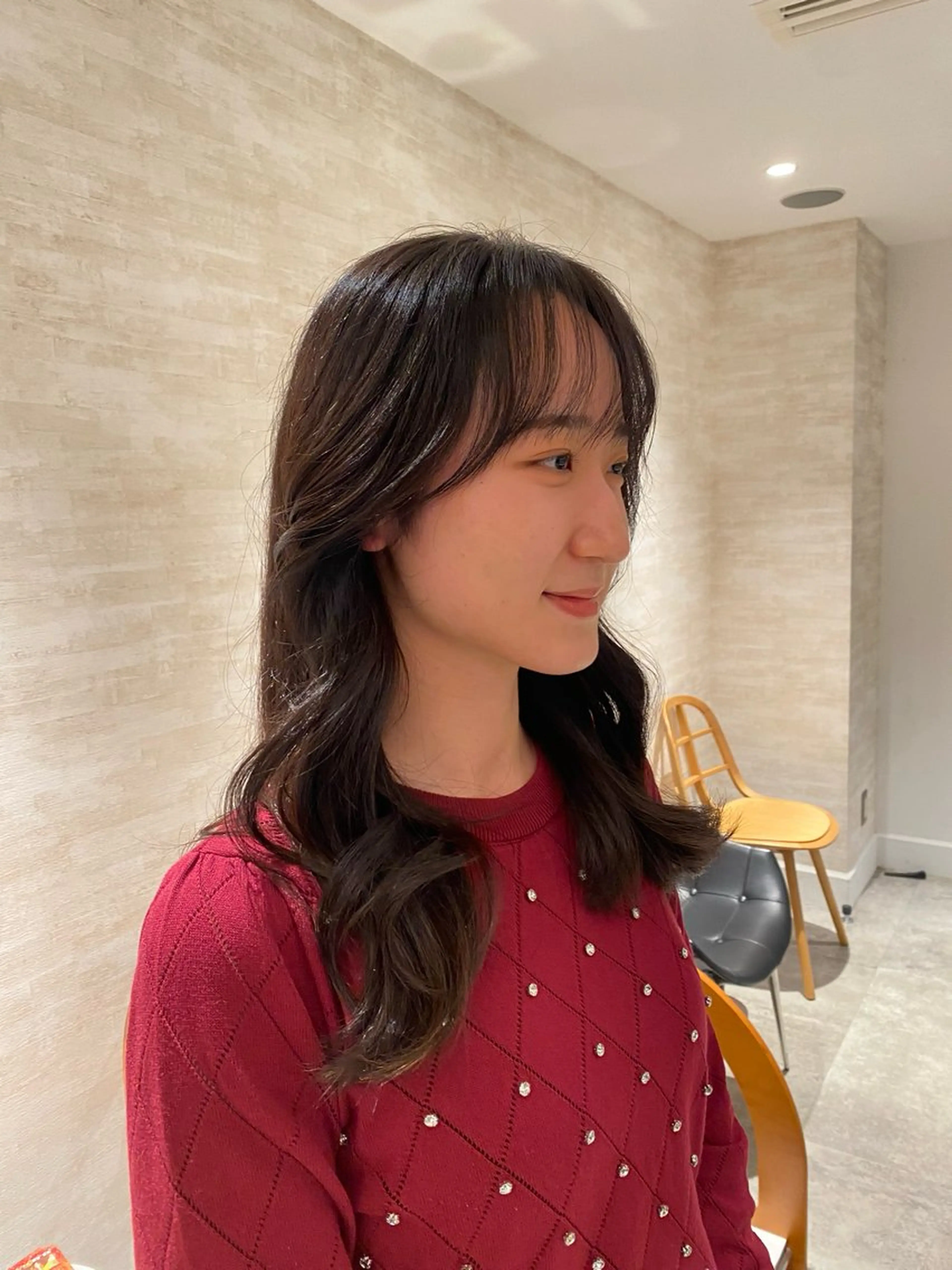 セミロング ヘアカラー 🫧Miyu /ブロー🫧のヘアスタイル