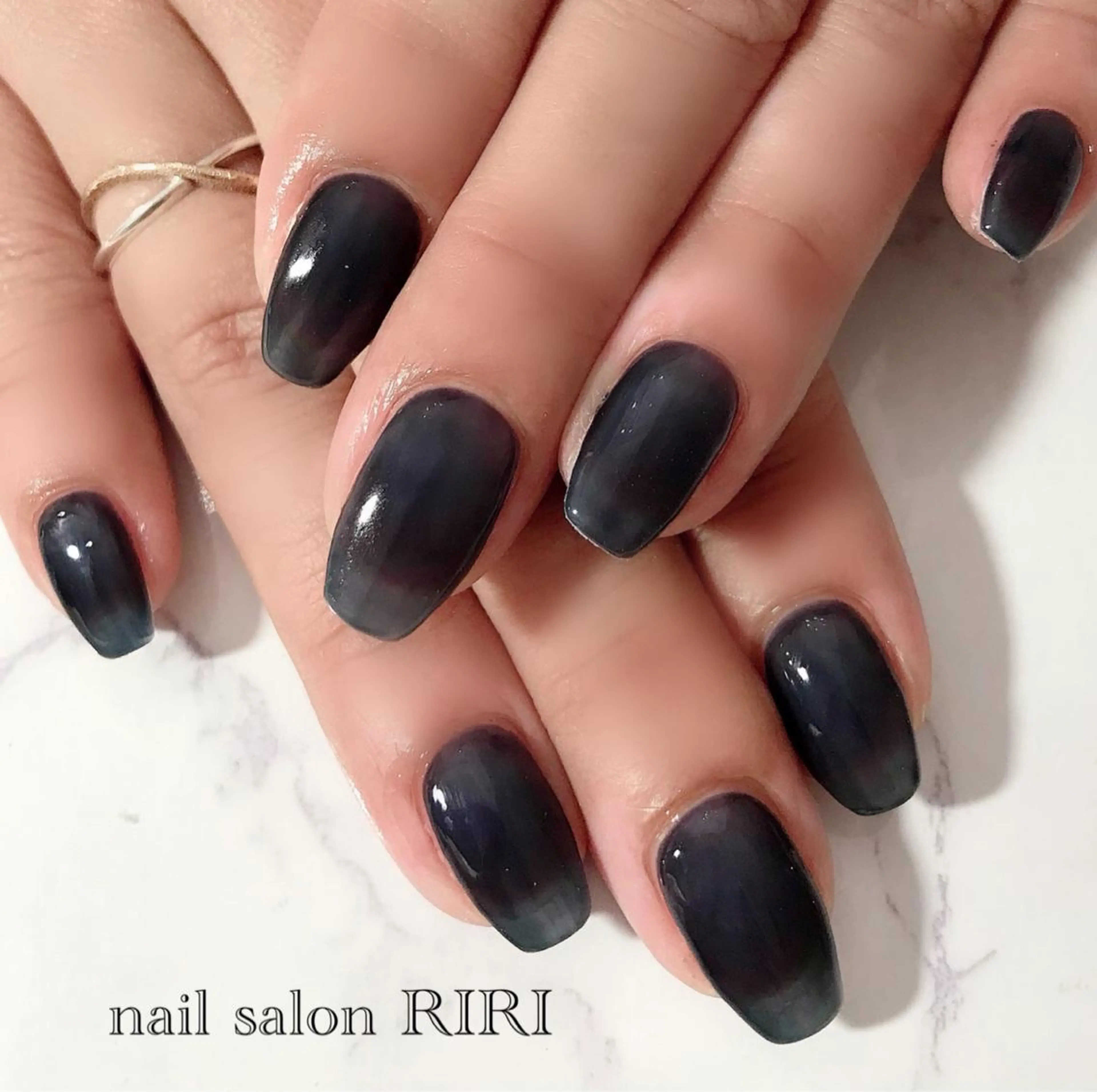 ネイル ネイビー private  nail  salon RIRI所属・RIRI リリのネイルデザイン
