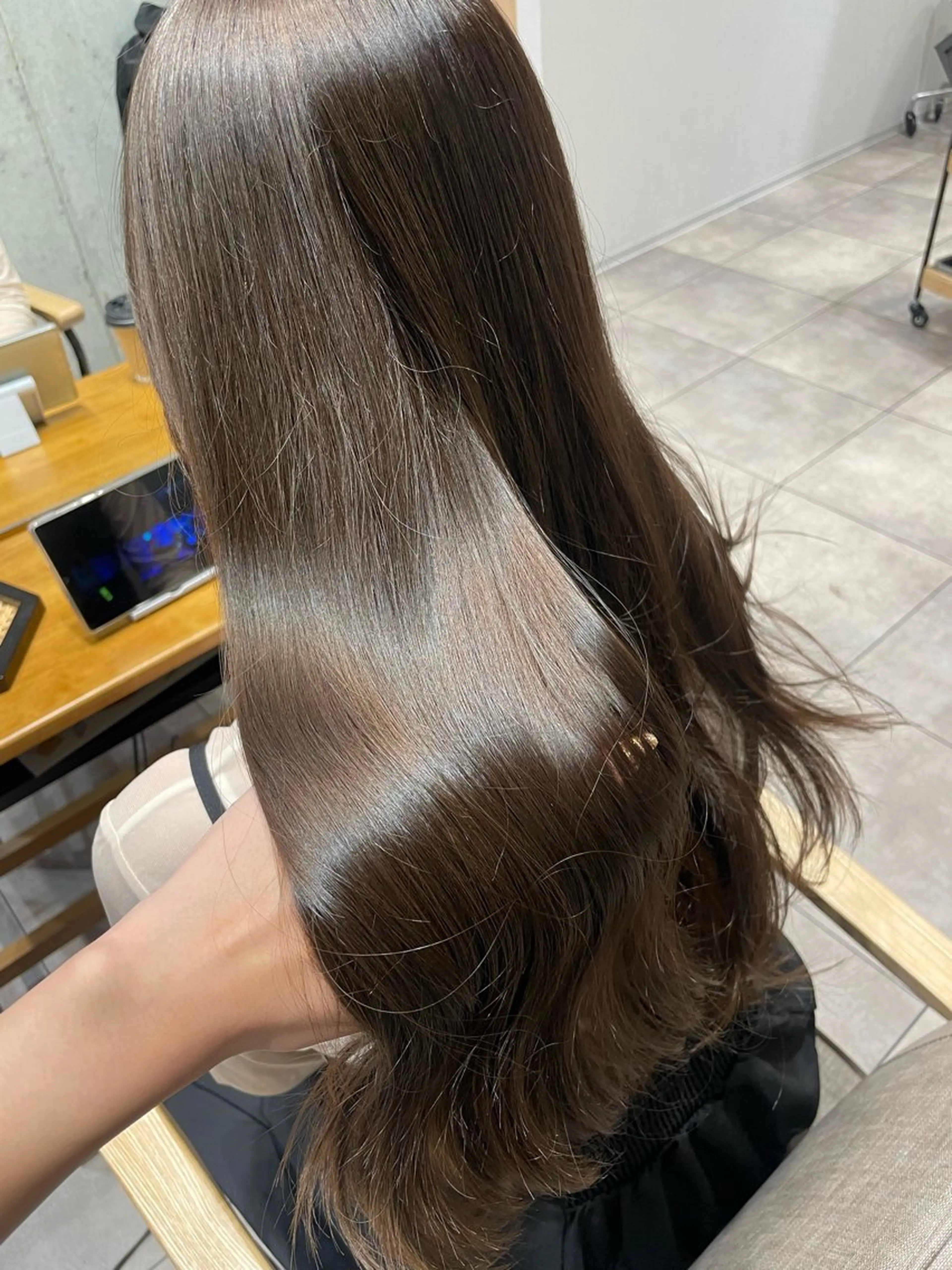 ロング カット ヘアカラー ヘッドスパ 顔周り/レイヤー🎀 natsumiのヘアスタイル