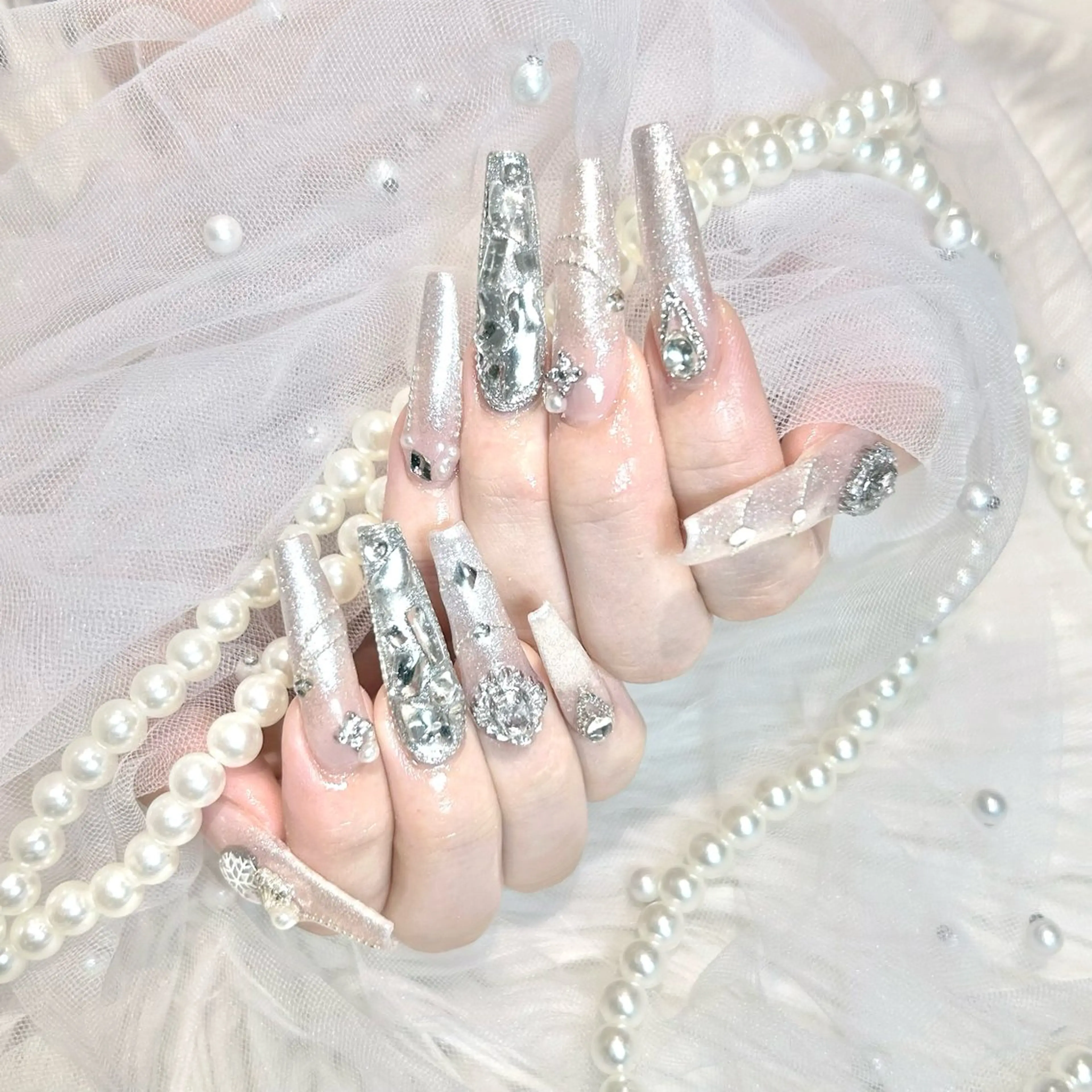 🉐期間限定🉐オフあり🍒持ち込みデザイン120分+パーツつけ放題の写真