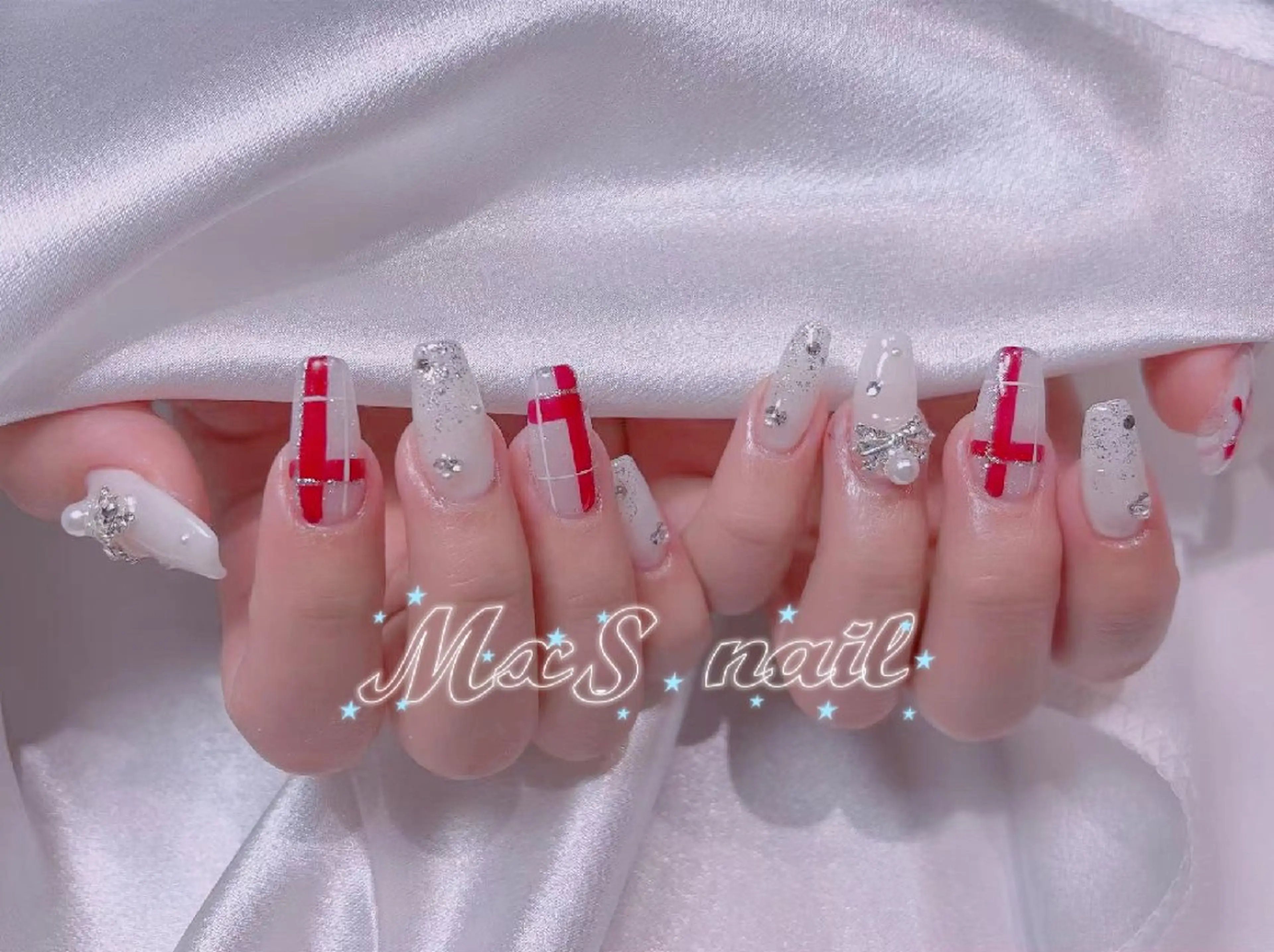 ネイル ハンドネイル MxS Nail 【長さだし/フィルイン/マグネット/ワンホンネイル/韓国ネイル/パラジェル】所属・M×S Nail みなのネイルデザイン