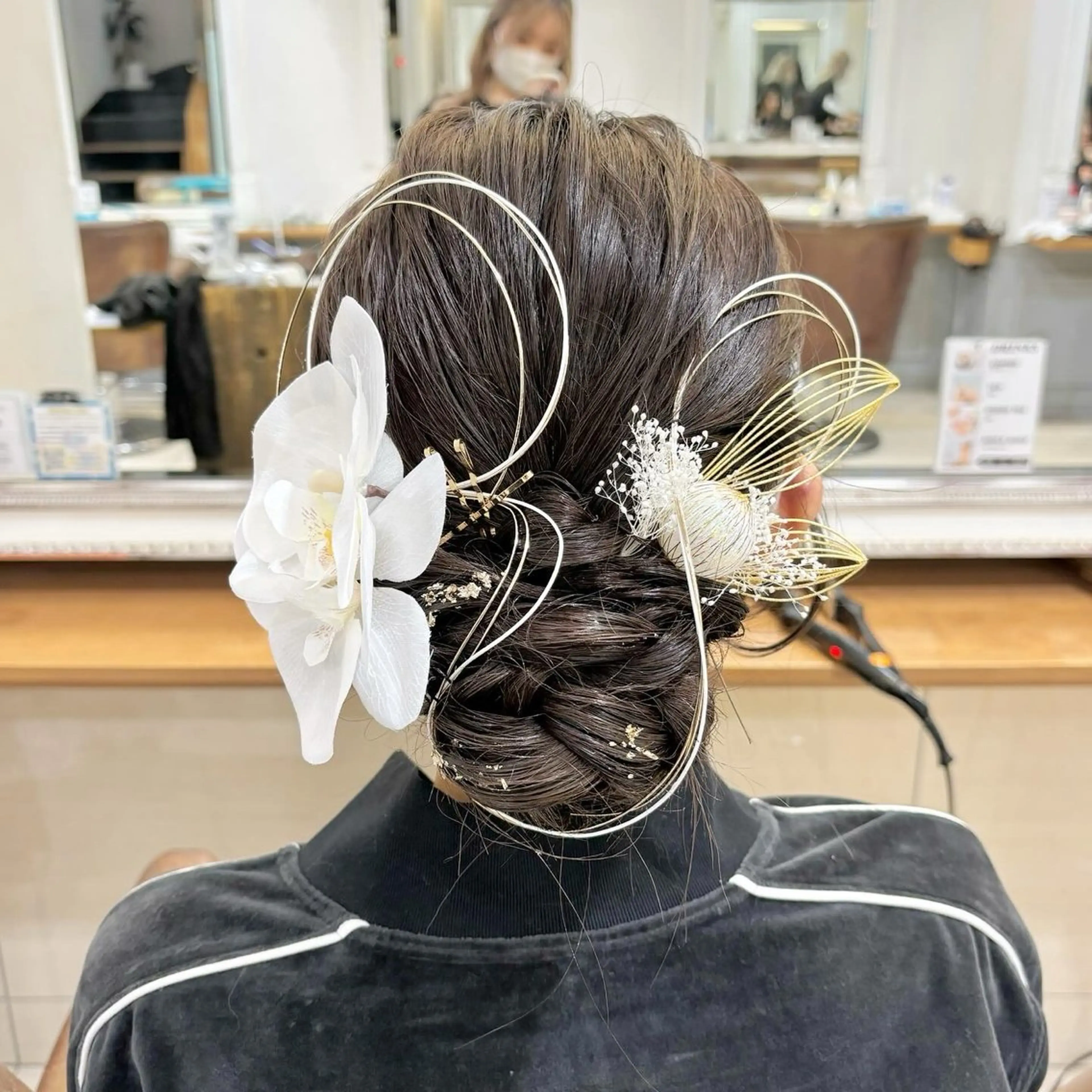 ヘアアレンジ 卒業式のヘアスタイル ヘアセット 🫧 nanaco🫧のヘアスタイル