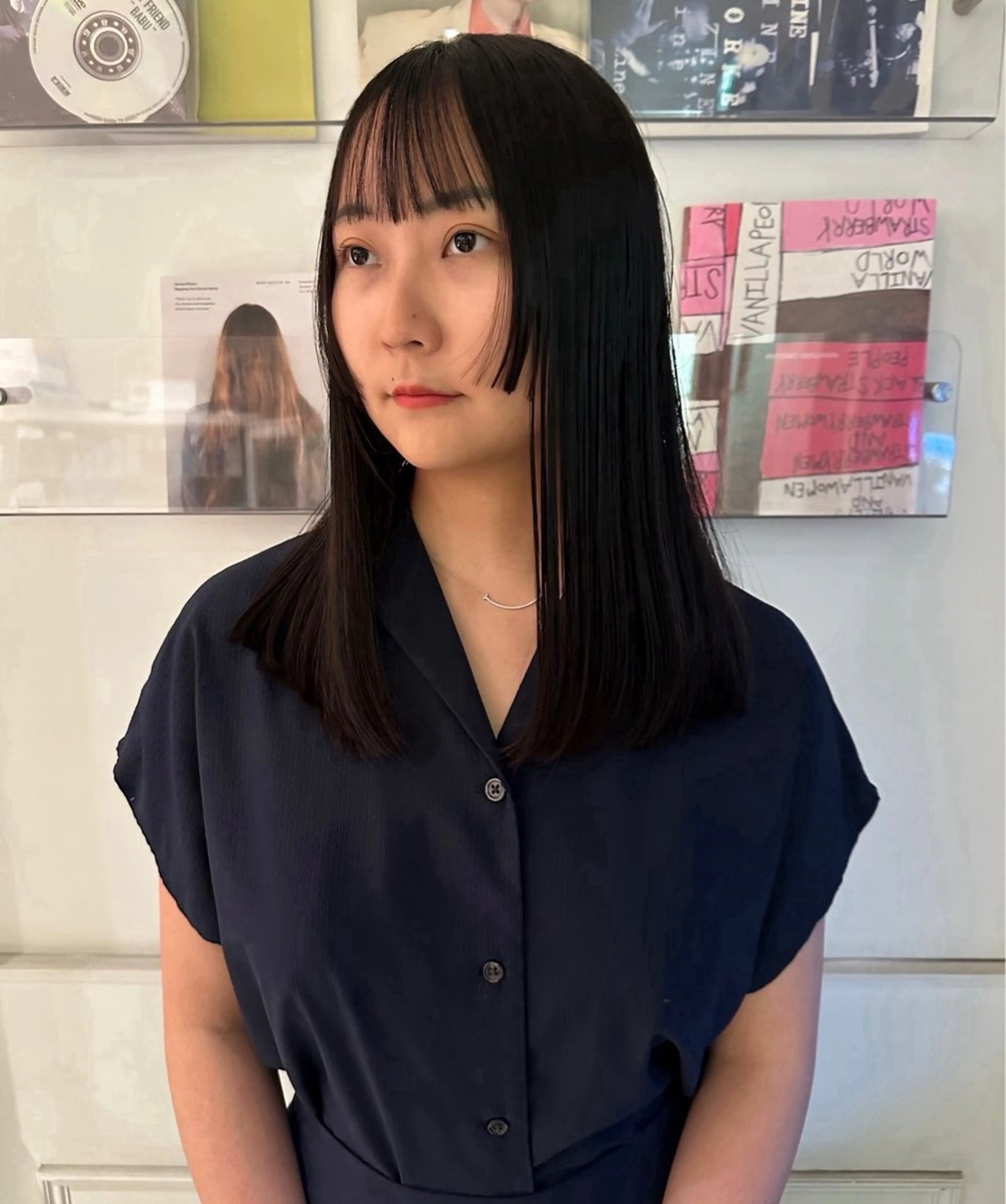 ミディアム Manaka🟤 今泉　Musiiikのヘアスタイル