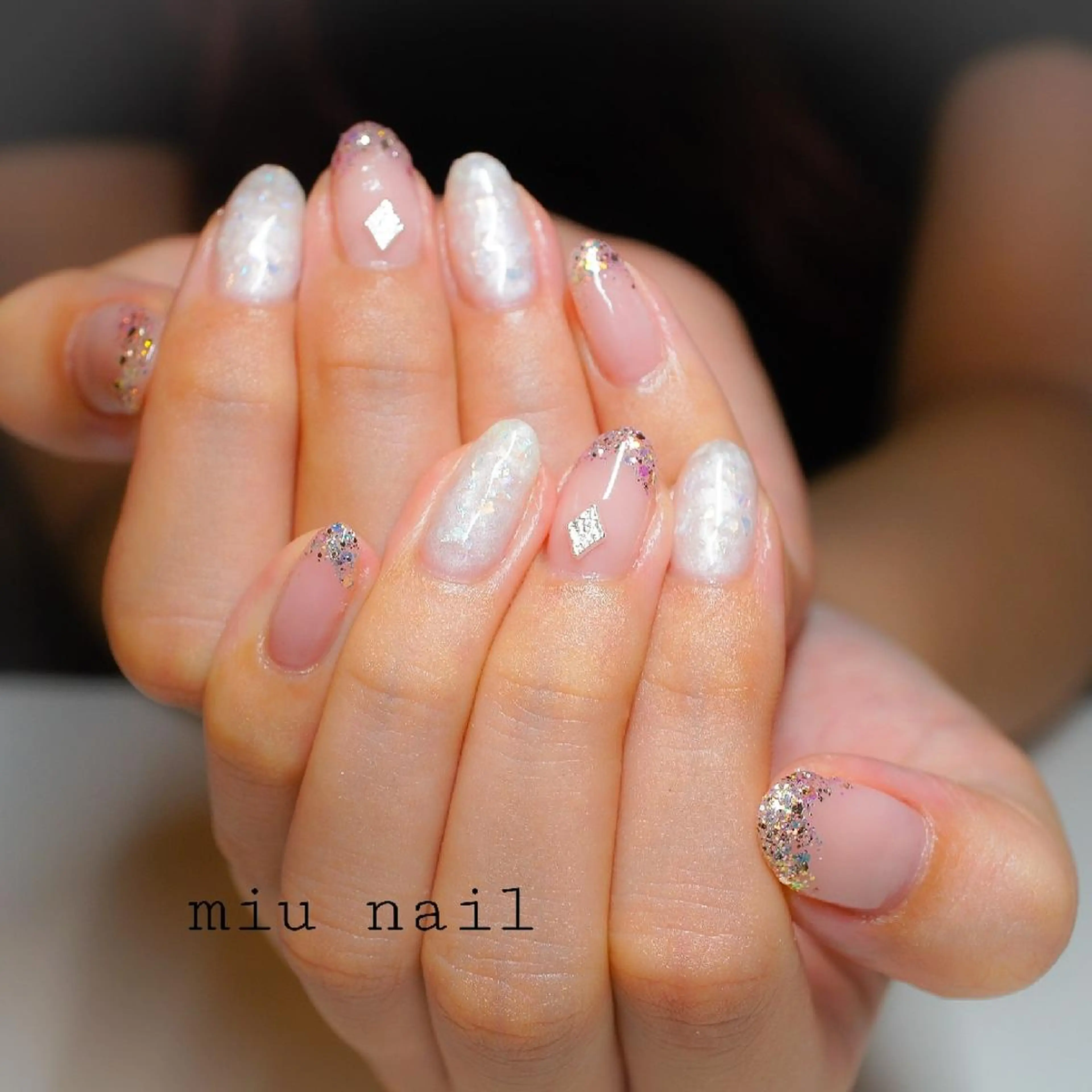 ネイル ラメ(グリッター) MIU  Nail所属・MIU  nailのネイルデザイン