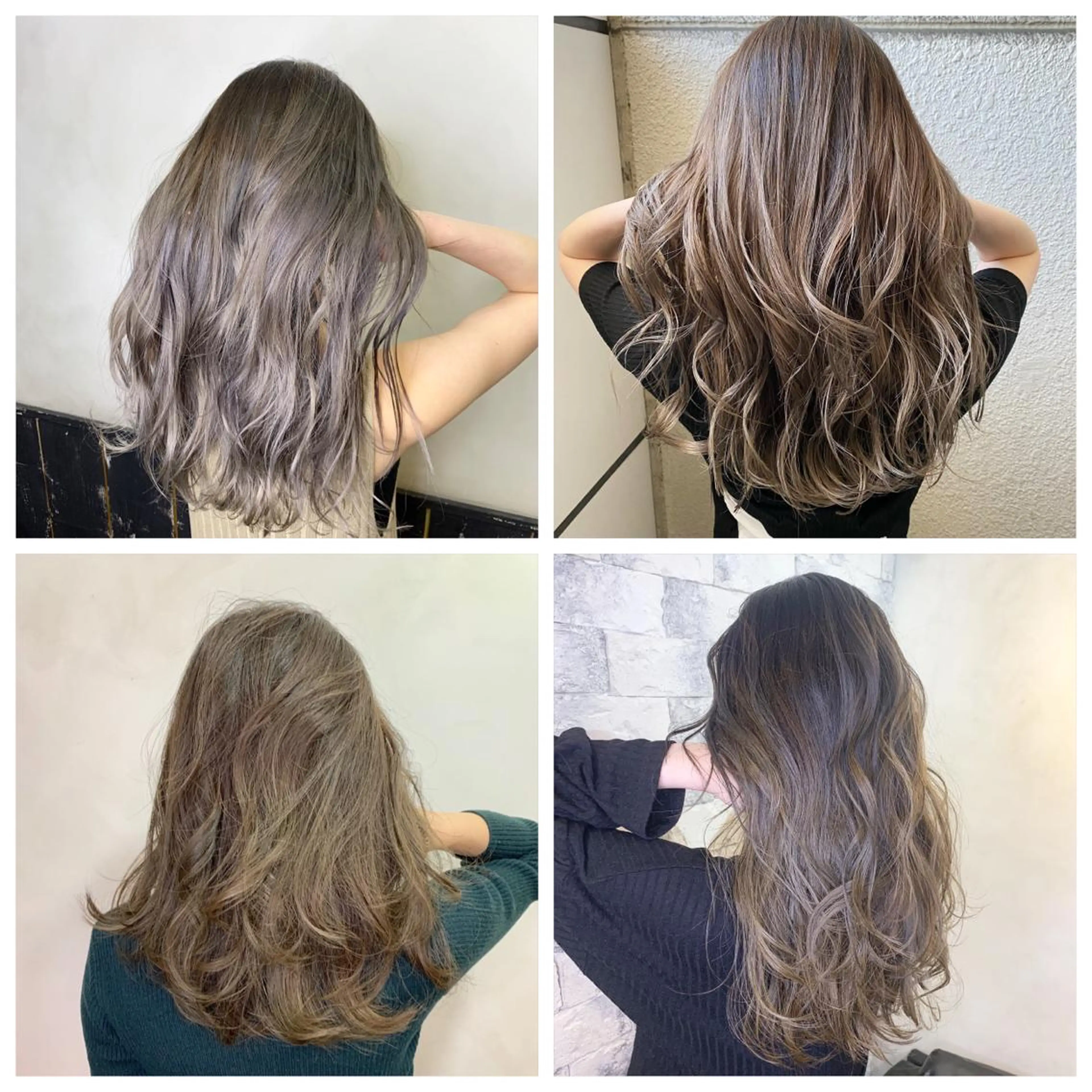 ミディアム カラー バレイヤージュ ミストバング ブリーチ ケアブリーチ  フェイスフレーミング ヘアカラー トリートメント ヘッドスパ AUBE HAIRazul吉祥寺所属・綺麗な髪質にしたい方 限定🌈清水　祥のヘアスタイル