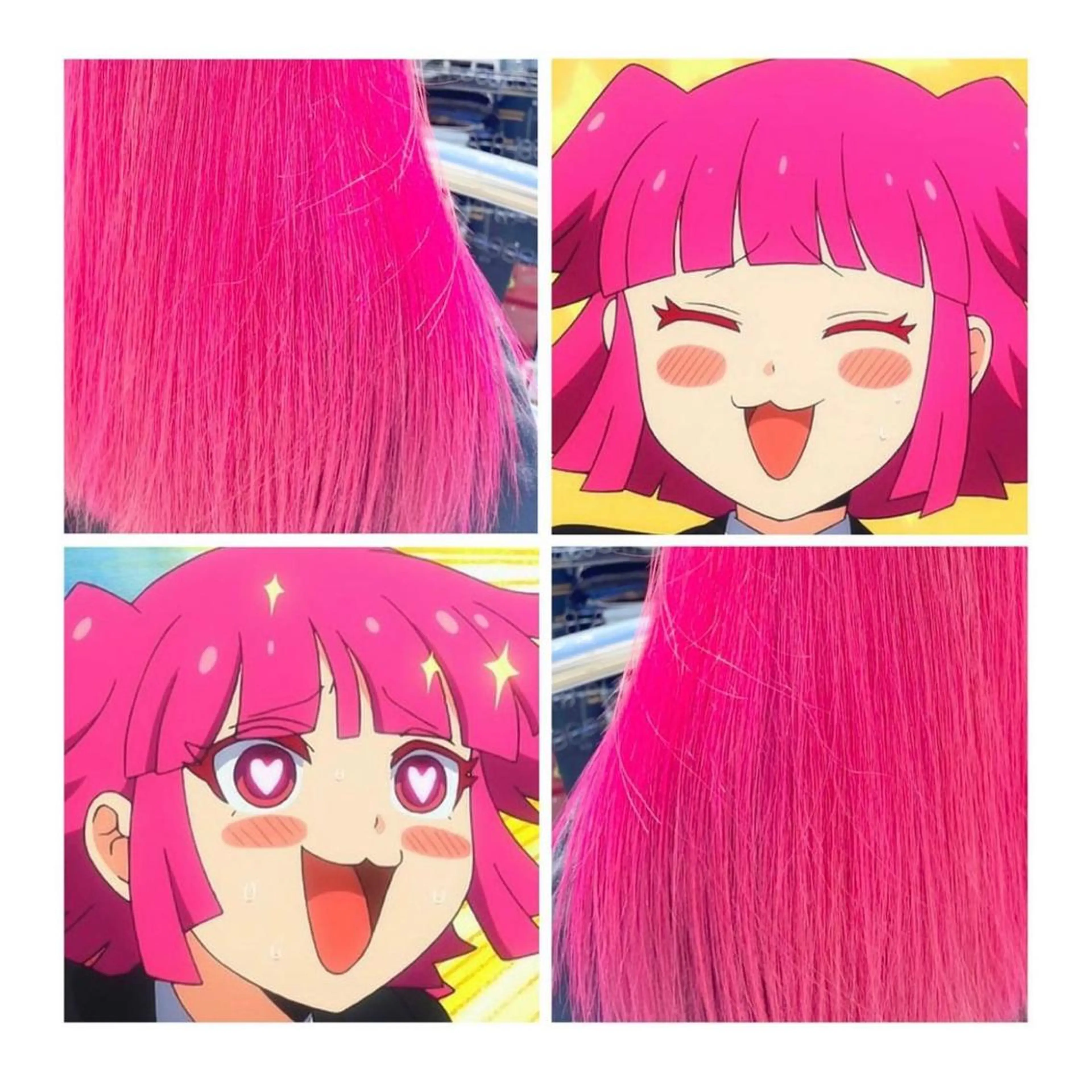 ミディアム カラー ピンクカラー ヘアカラー GARU-ガル-所属・TSUNO🦖 派手髪/オタク美容師のヘアスタイル