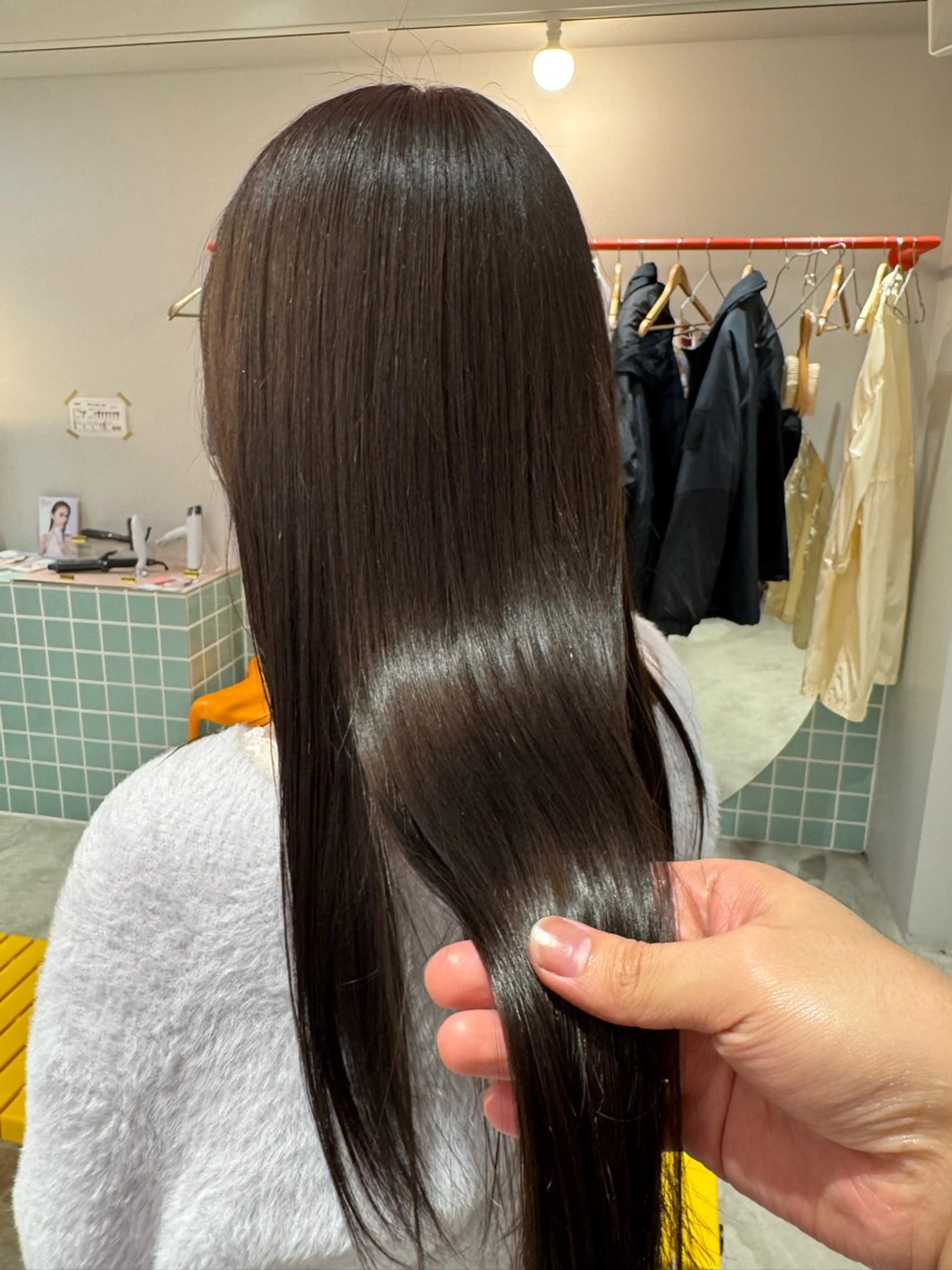 ロング カラー 縮毛矯正 ROSTAR セイゴのヘアスタイル