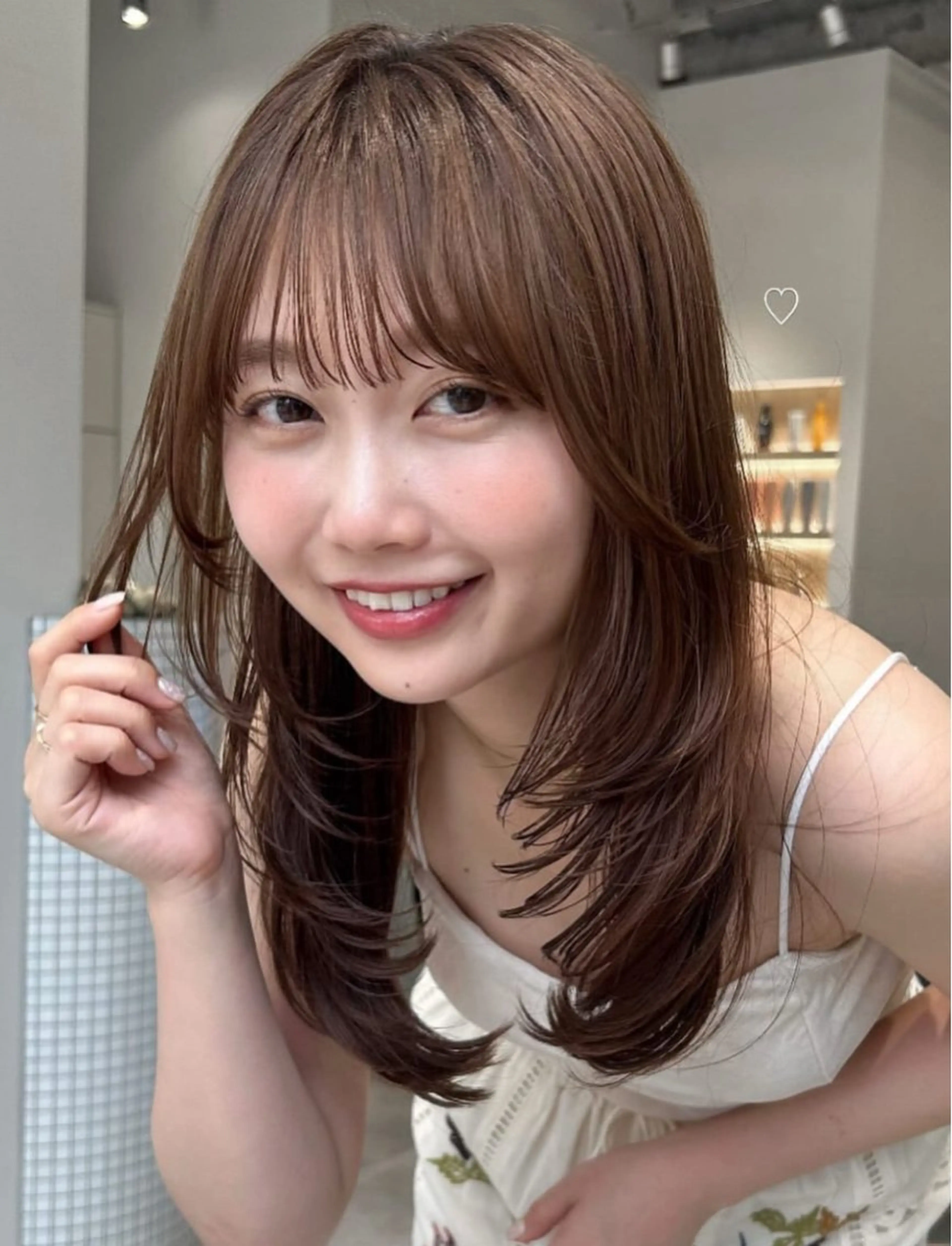 ロング カット ヘアカラー Unami  / RIZUMUのヘアスタイル