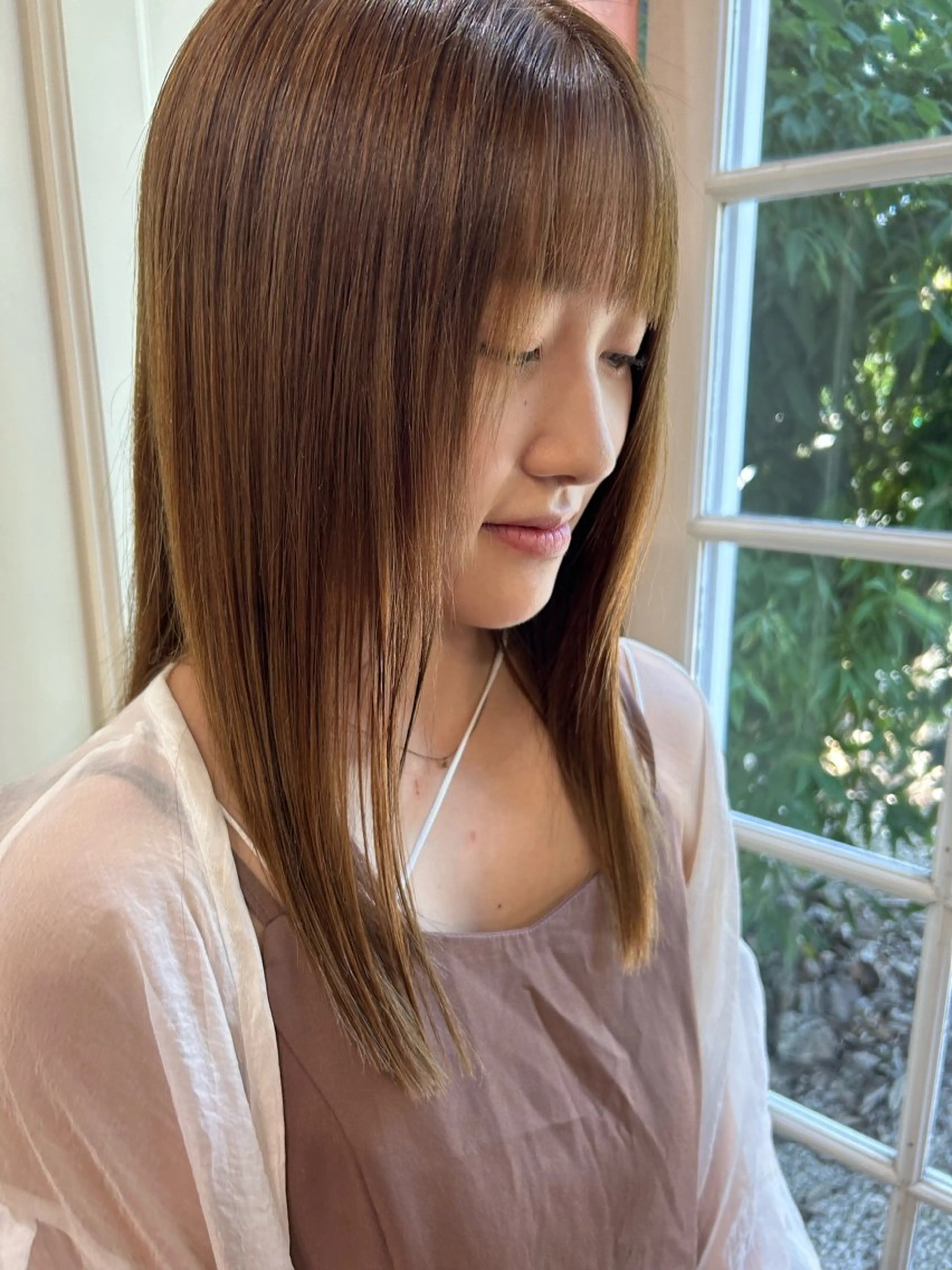 ロング 金森 有希のヘアスタイル