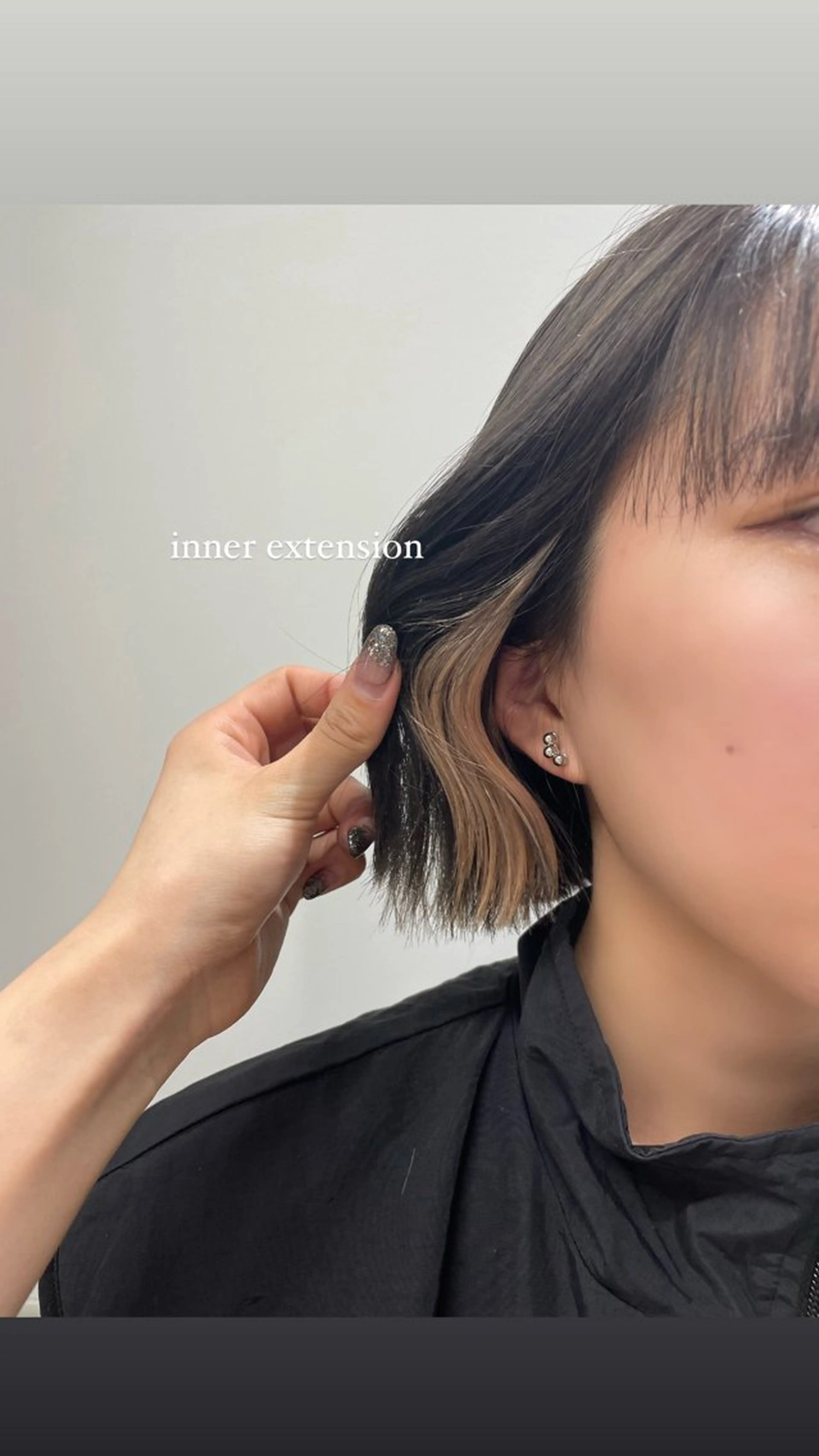 ショート エクステ ハイトーン/ボブ /HBL/AYUNAのヘアスタイル