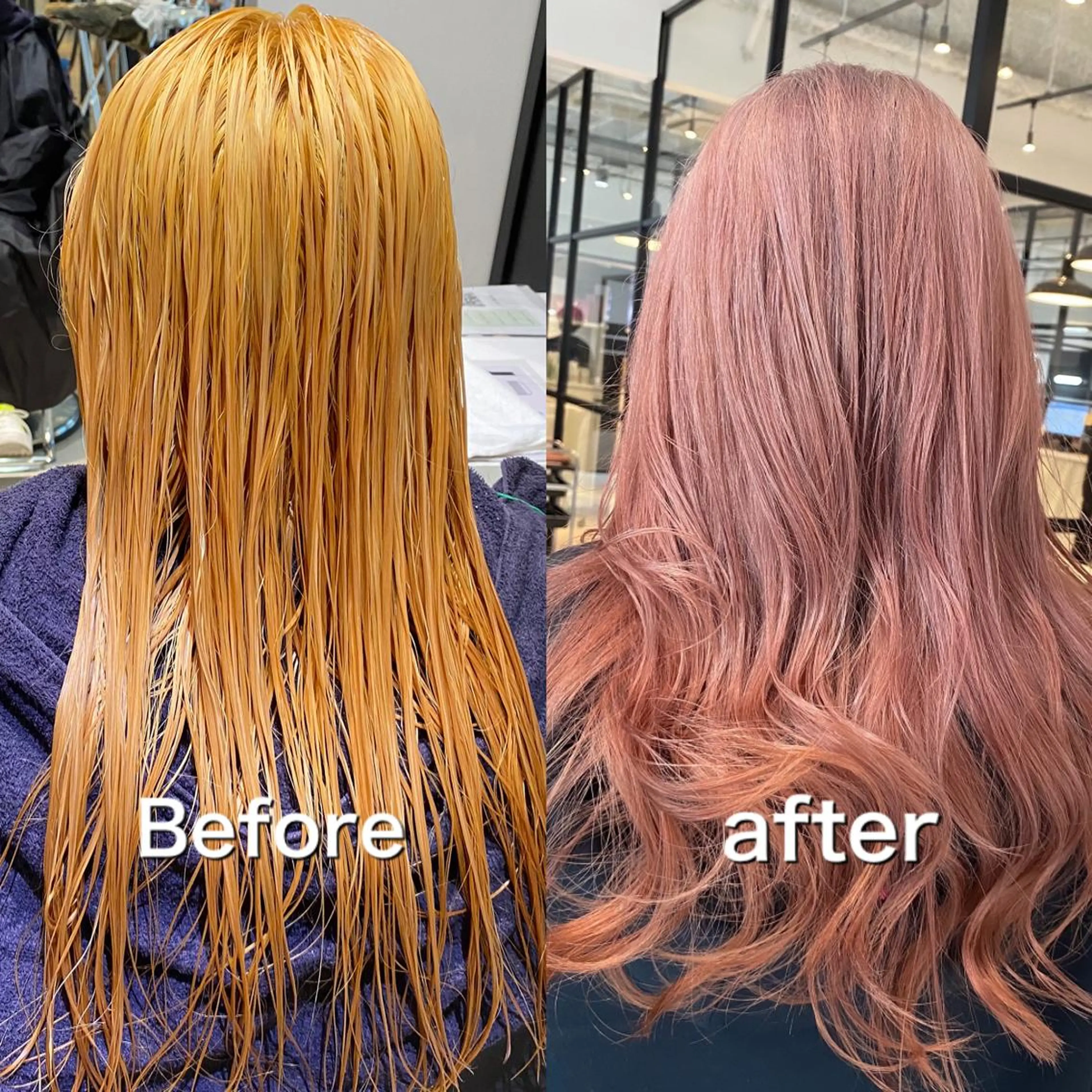 ロング カラー カット ヘアカラー salowin梅田茶屋町suite所属・ハイトーンヘア/ 島崎　タクミのヘアスタイル