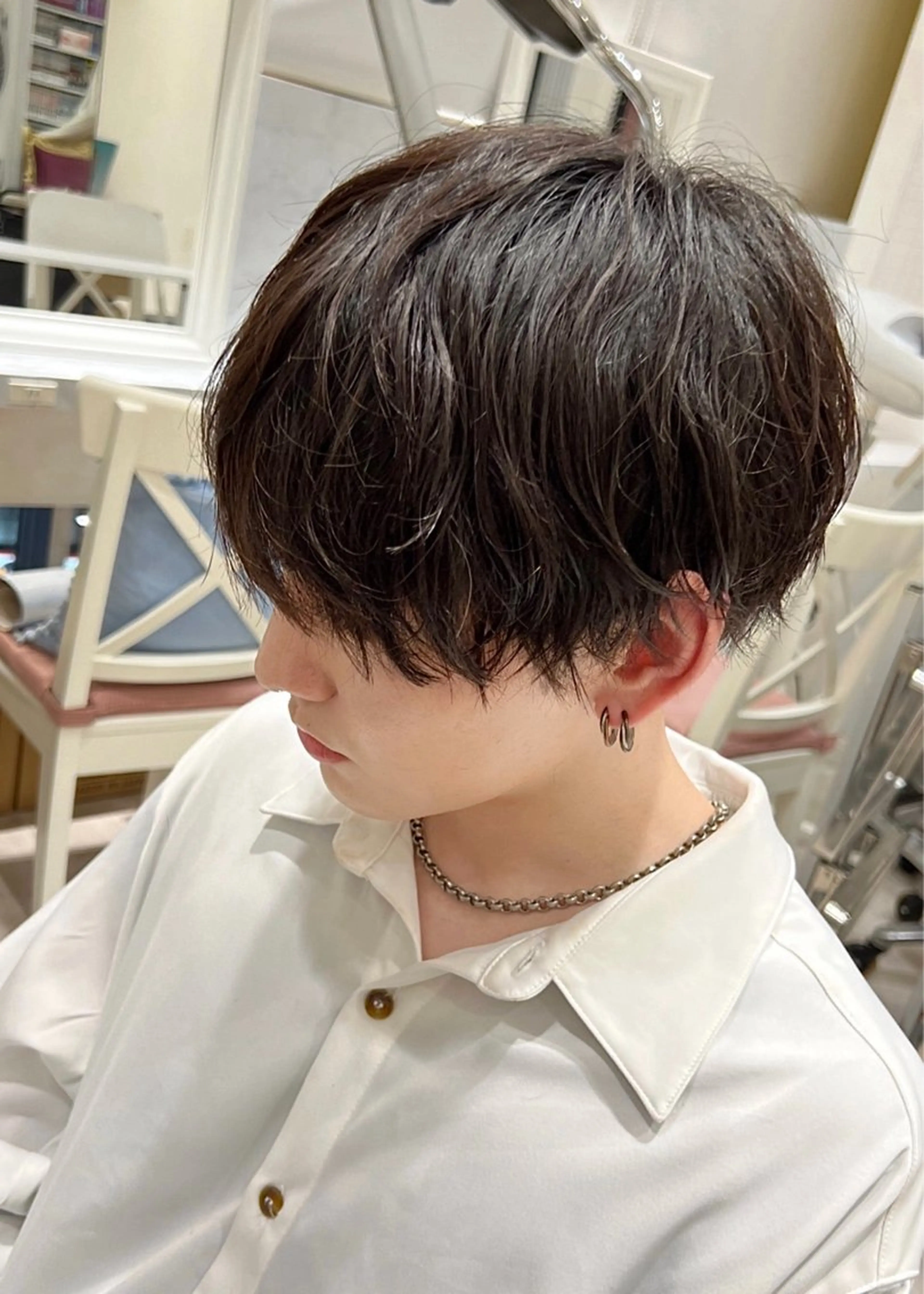 メンズ Euphoria新宿店所属・ローレイヤー/透明感 カラー/SHOKIのヘアスタイル