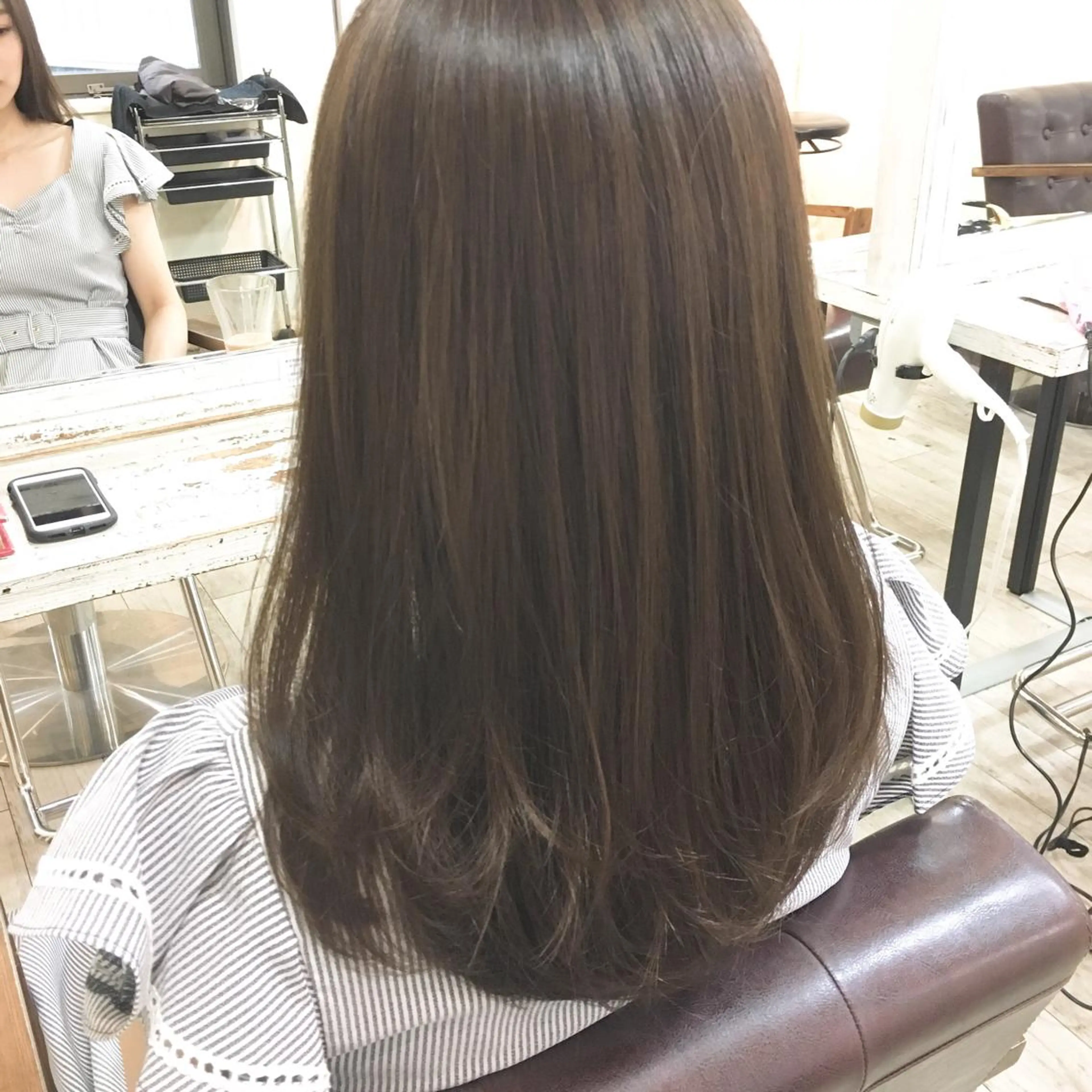 ロング カラー パーマ ヘアアレンジ ◆感動口コミ/最小顔 理論カット◆森口 峻のヘアスタイル