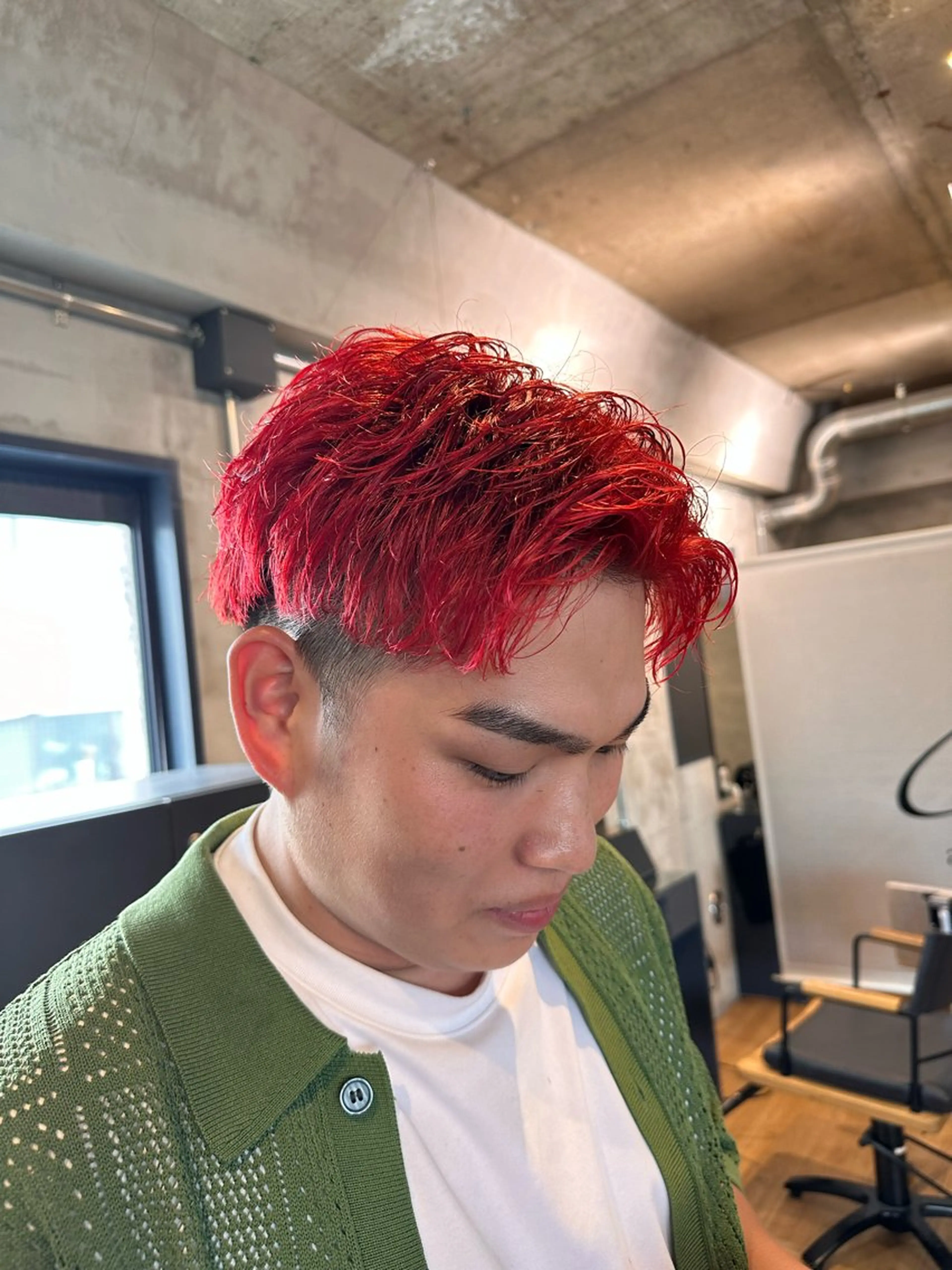 ショート カラー メンズ カット ヘアカラー ✂︎メンズ特化✂︎ 竹内貴則のヘアスタイル