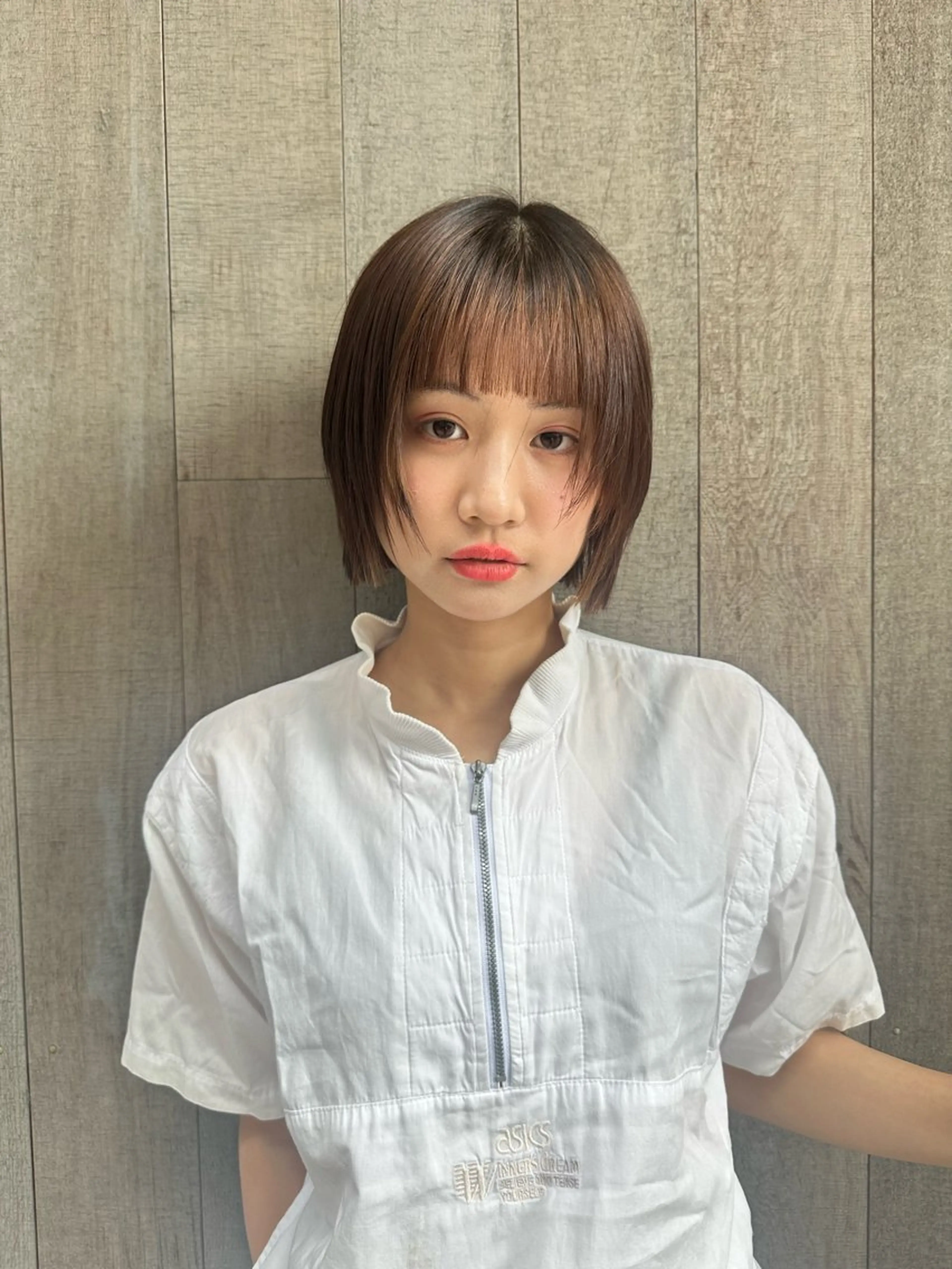 ショート パーマ 似合わせレイヤー 海外風レイヤーmioのヘアスタイル