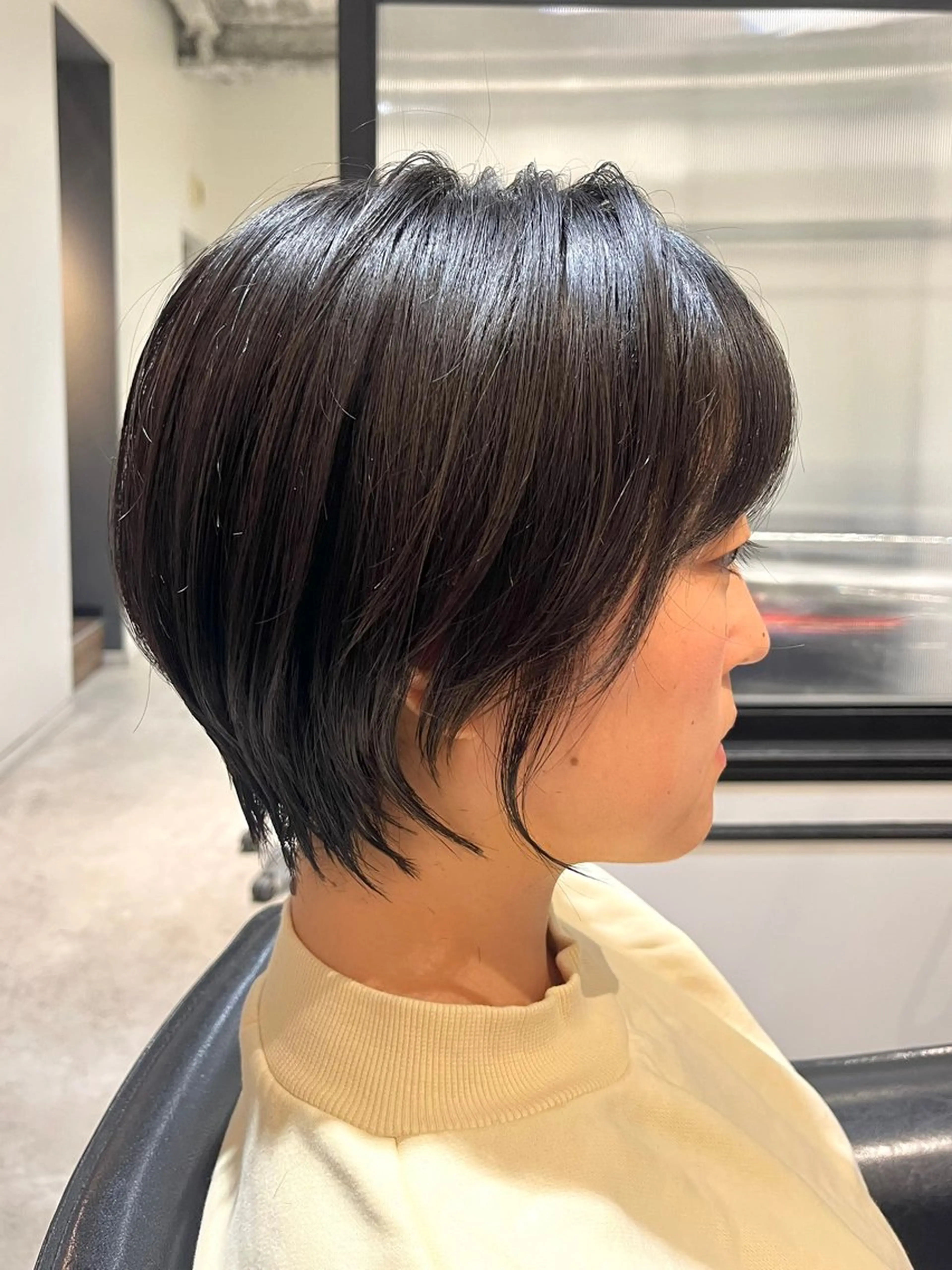 ショート ショートボブ ボブ ショートヘア カット Cadre新小岩🫧 栗原葵のヘアスタイル