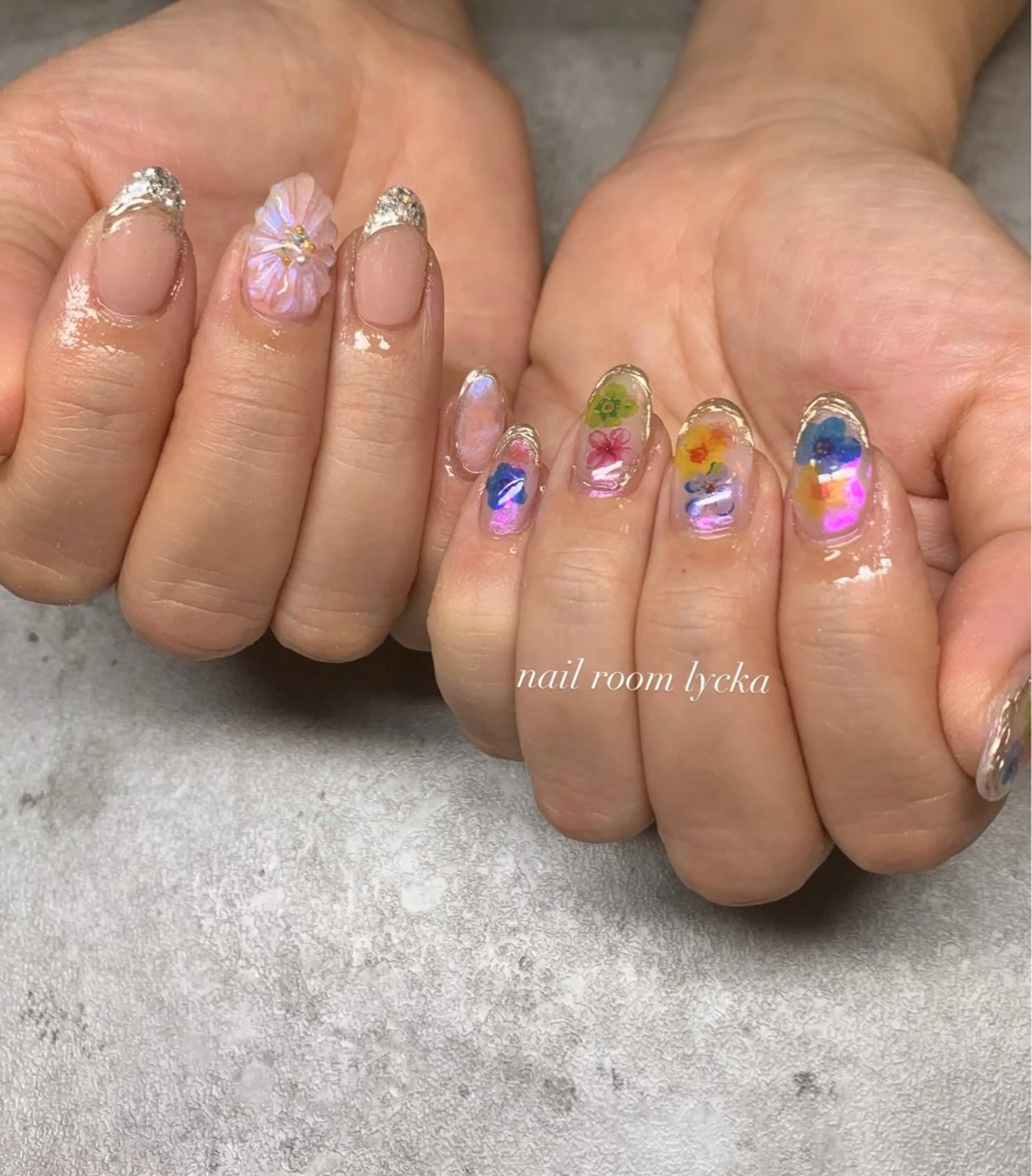 ネイル ﾈｲﾙﾙｰﾑﾘｯｶ 𝐦𝐚𝐲𝐮のネイルデザイン