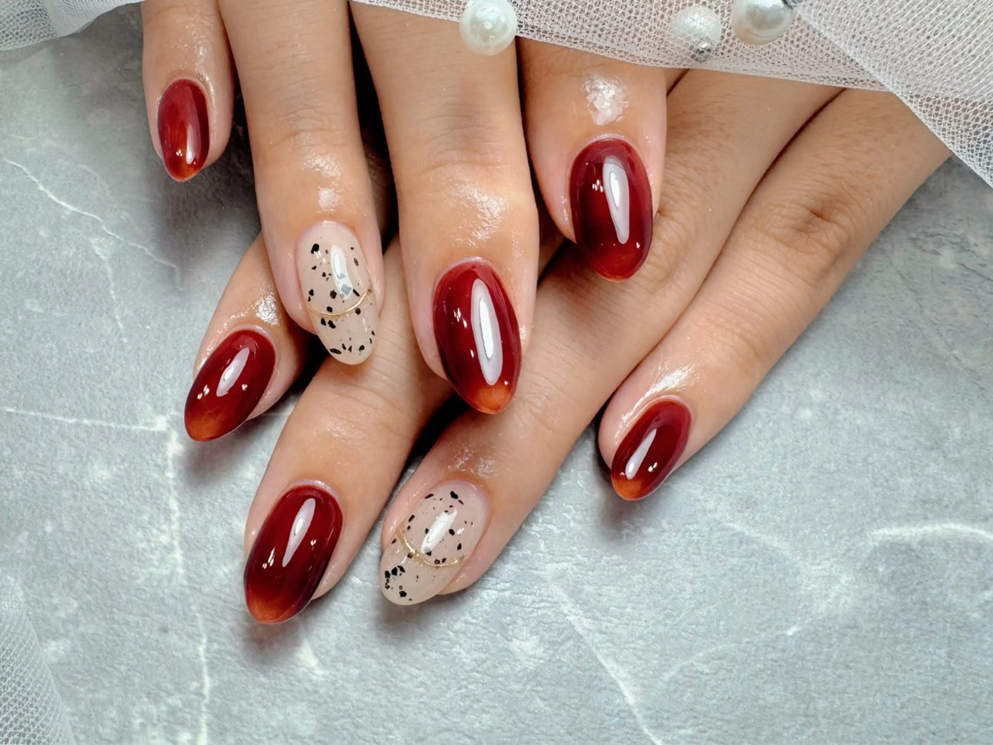 ネイル ハンドネイル マジックミラー所属・マジック ミラーのネイルデザイン