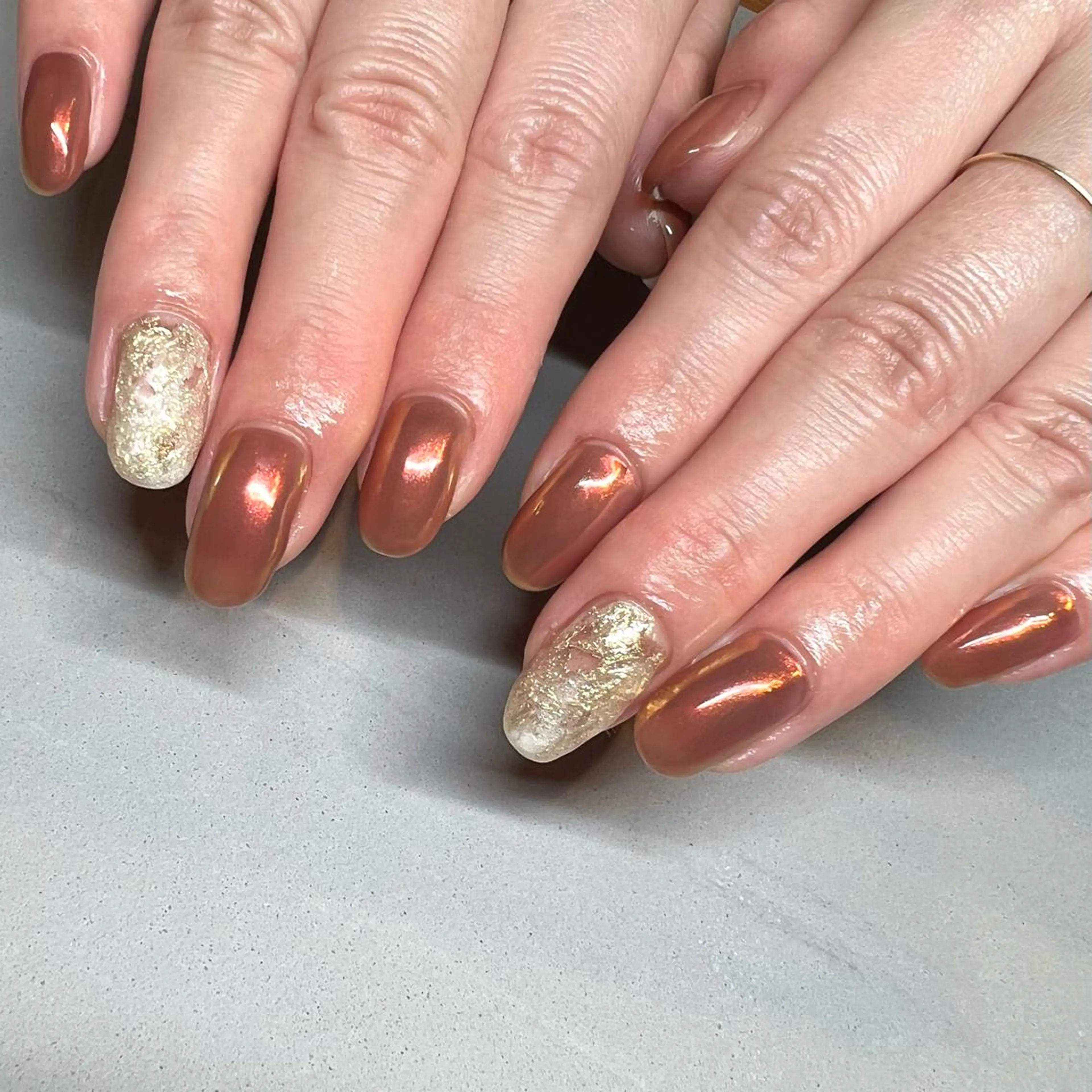 ネイル ミラーネイル ハンドネイル le violette所属・le violetteのネイルデザイン