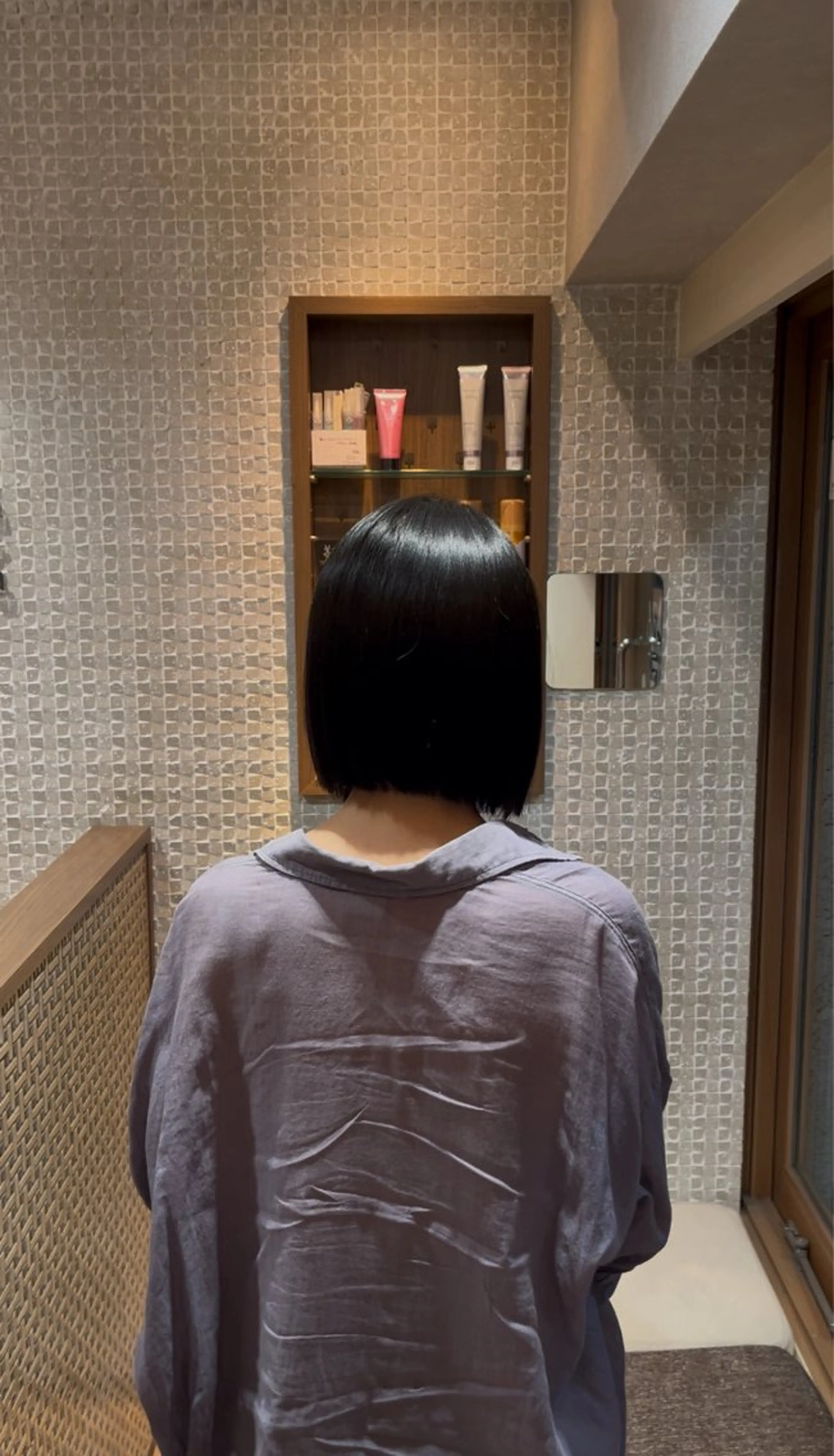 ショート 👑毛流れ、艶髪◉ 縮毛矯正錦糸町ヒガシのヘアスタイル