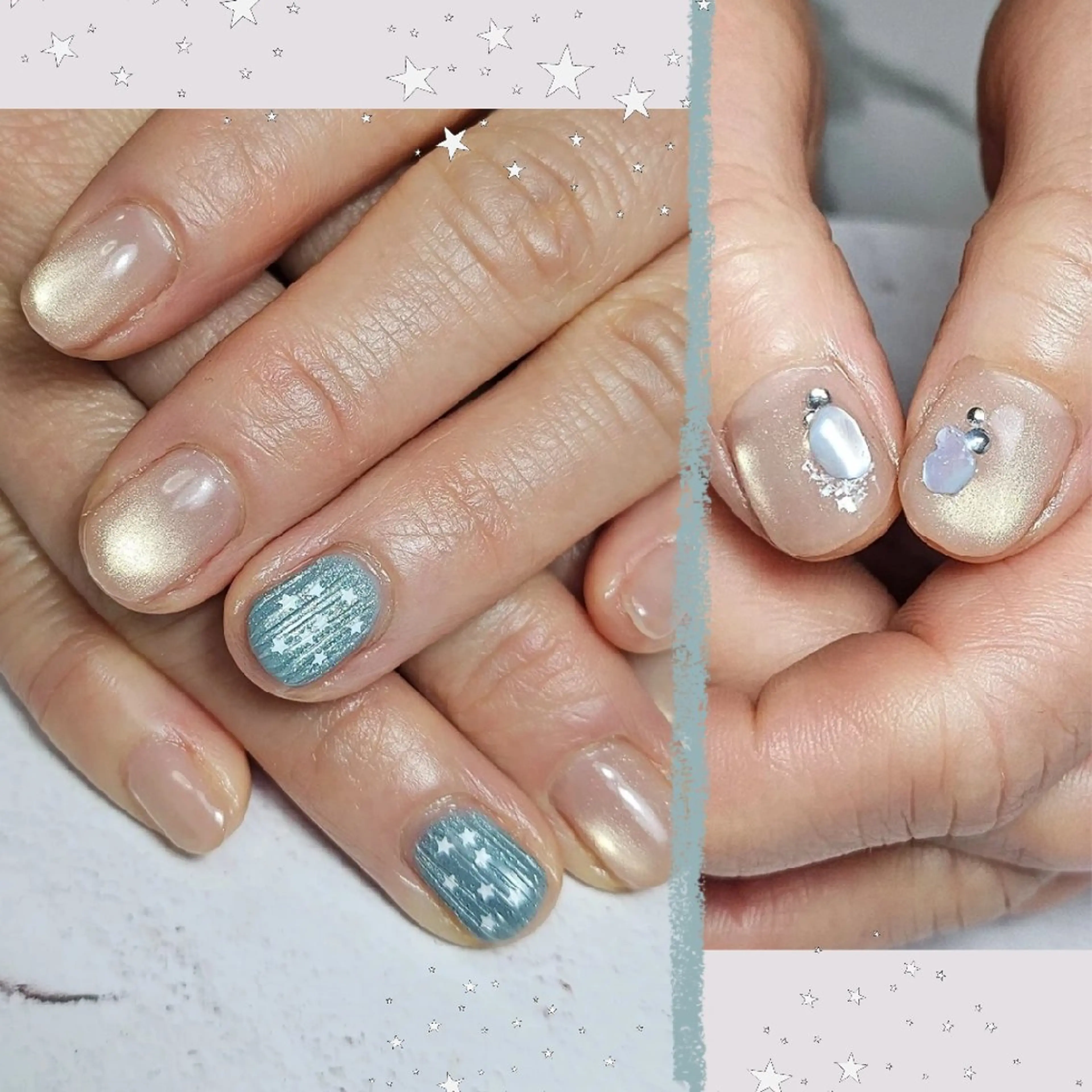 ネイル ニュアンスネイル ハンドネイル Noah'snail   のネイルデザイン