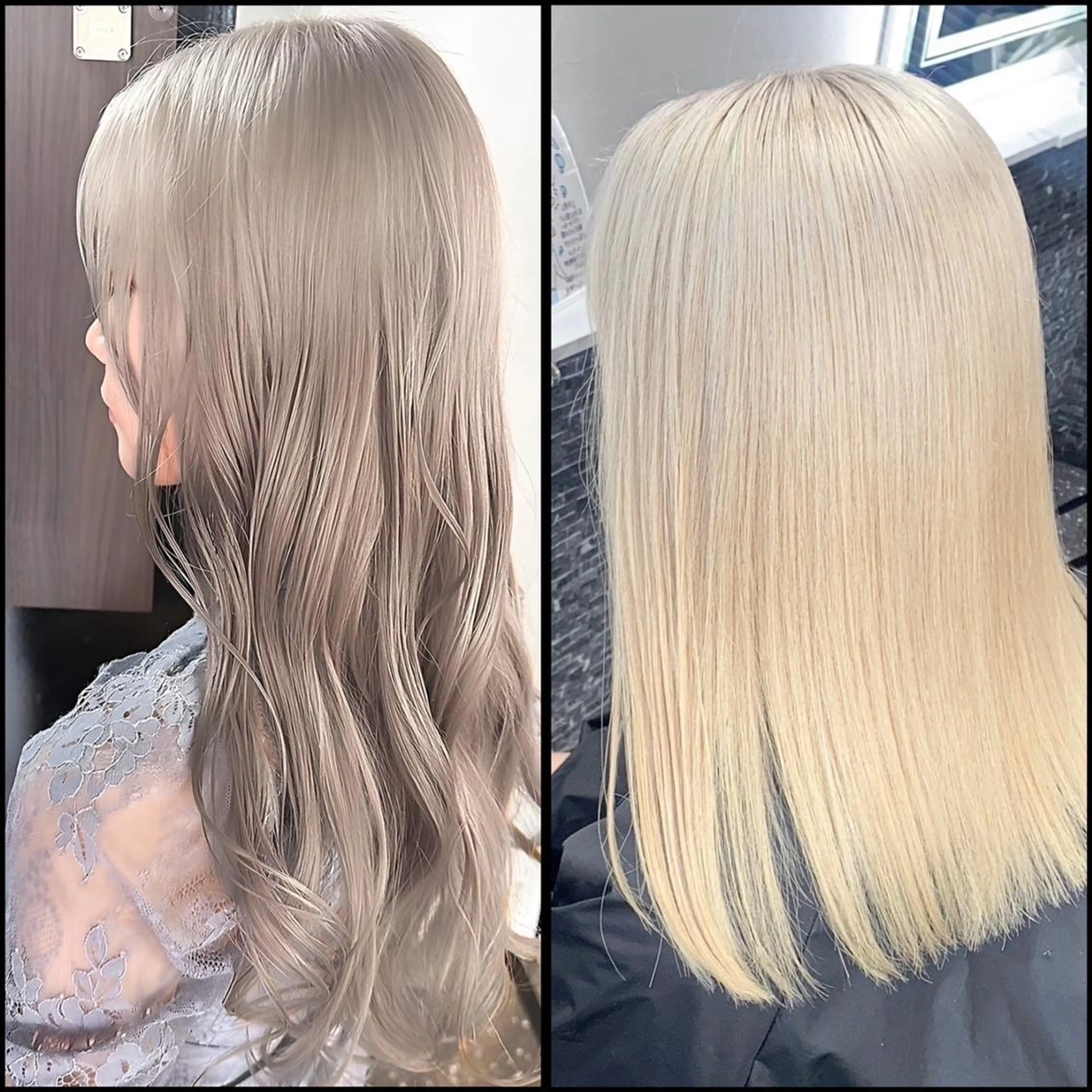 【人気No.4/ダブルカラー】ブリーチ &髪質・質感改善オンカラー+ TOKIO2stepAMASIA 27890→の写真