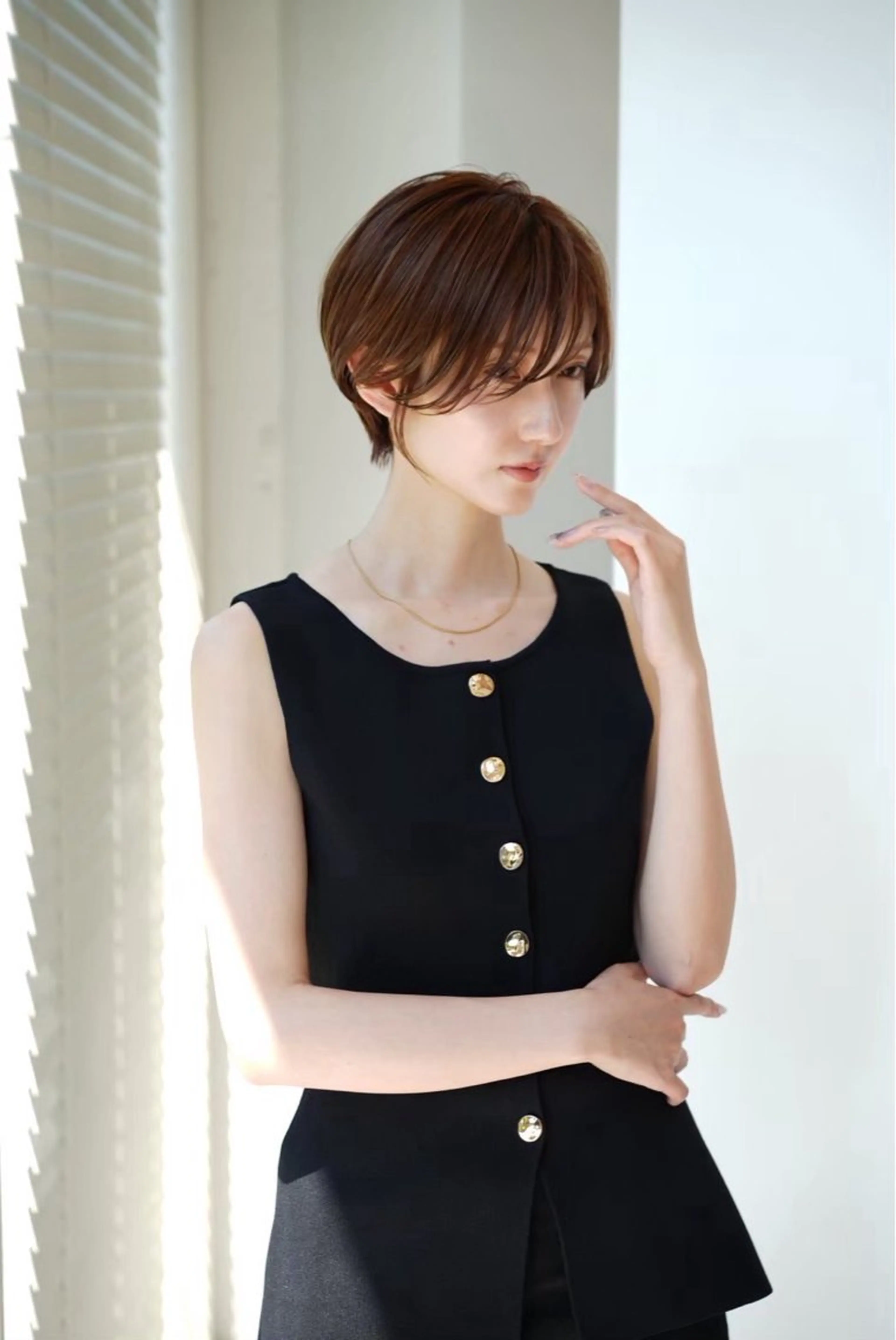 ショート カラー 加賀 千聖 /soigneのヘアスタイル