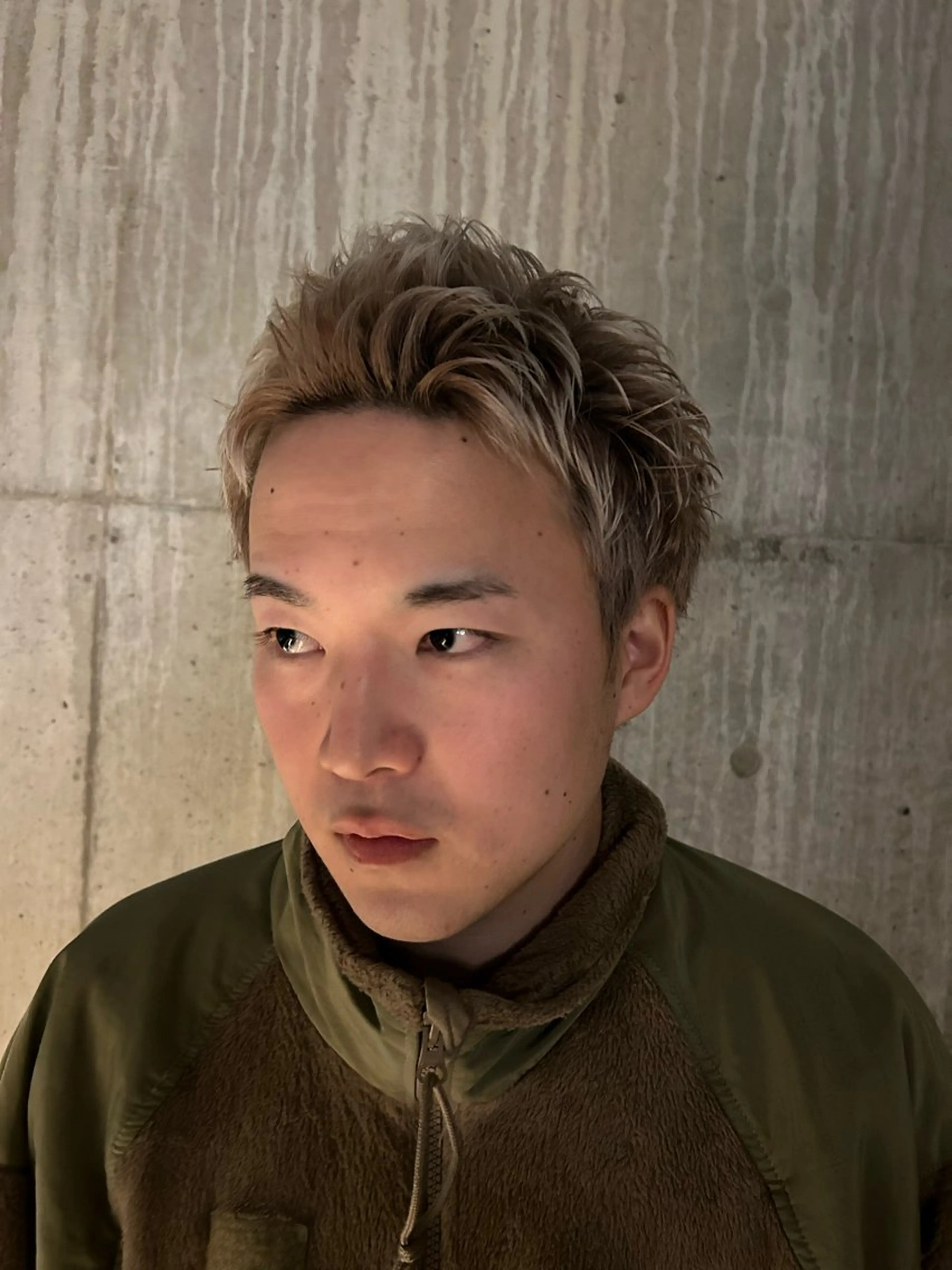 メンズ スパイキーショート R.A.F.by Mag 南松本所属・tsuchiya /フェード/派手髪のヘアスタイル