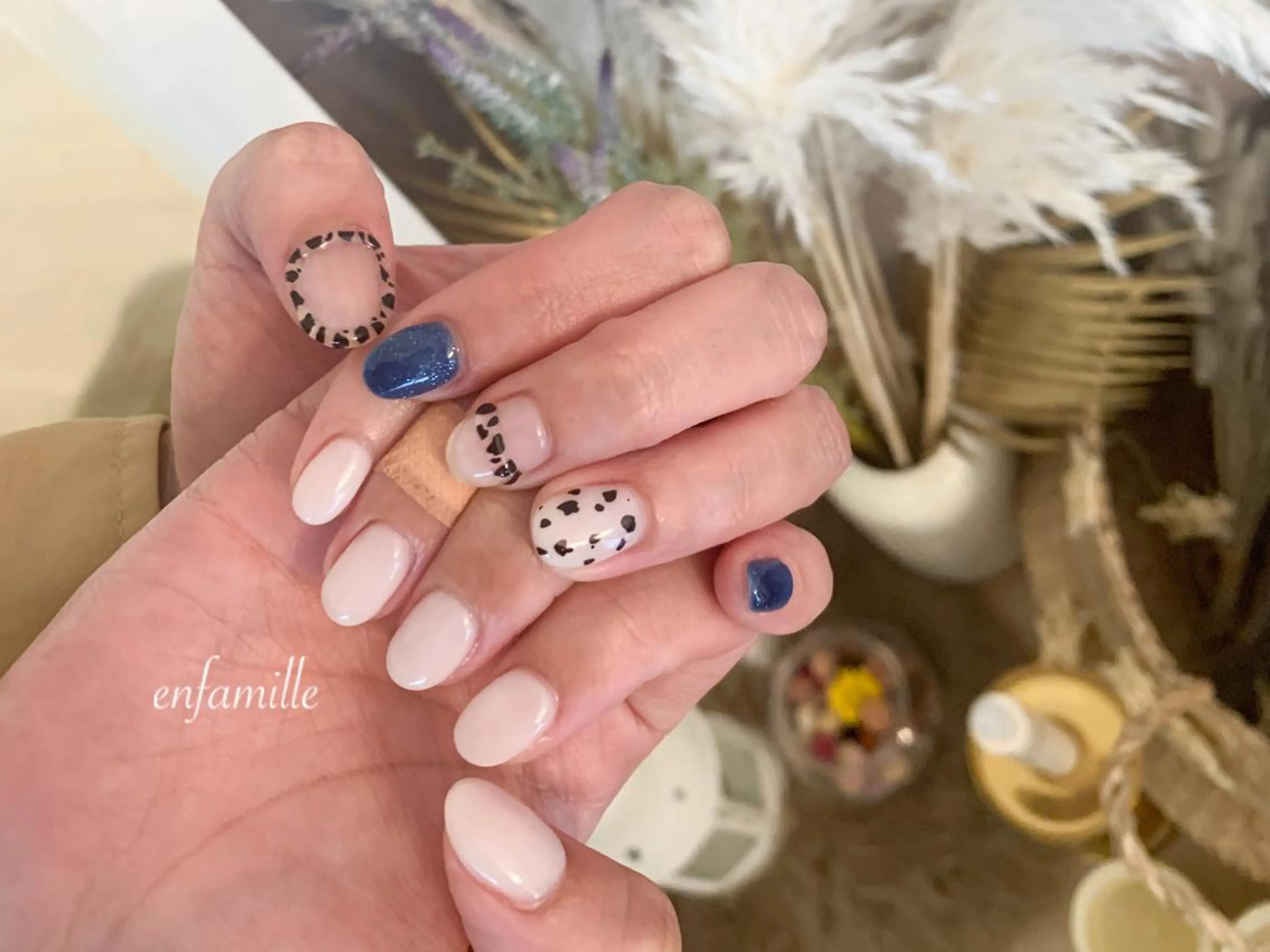 ネイル ハンドネイル nail salon en familleのネイルデザイン