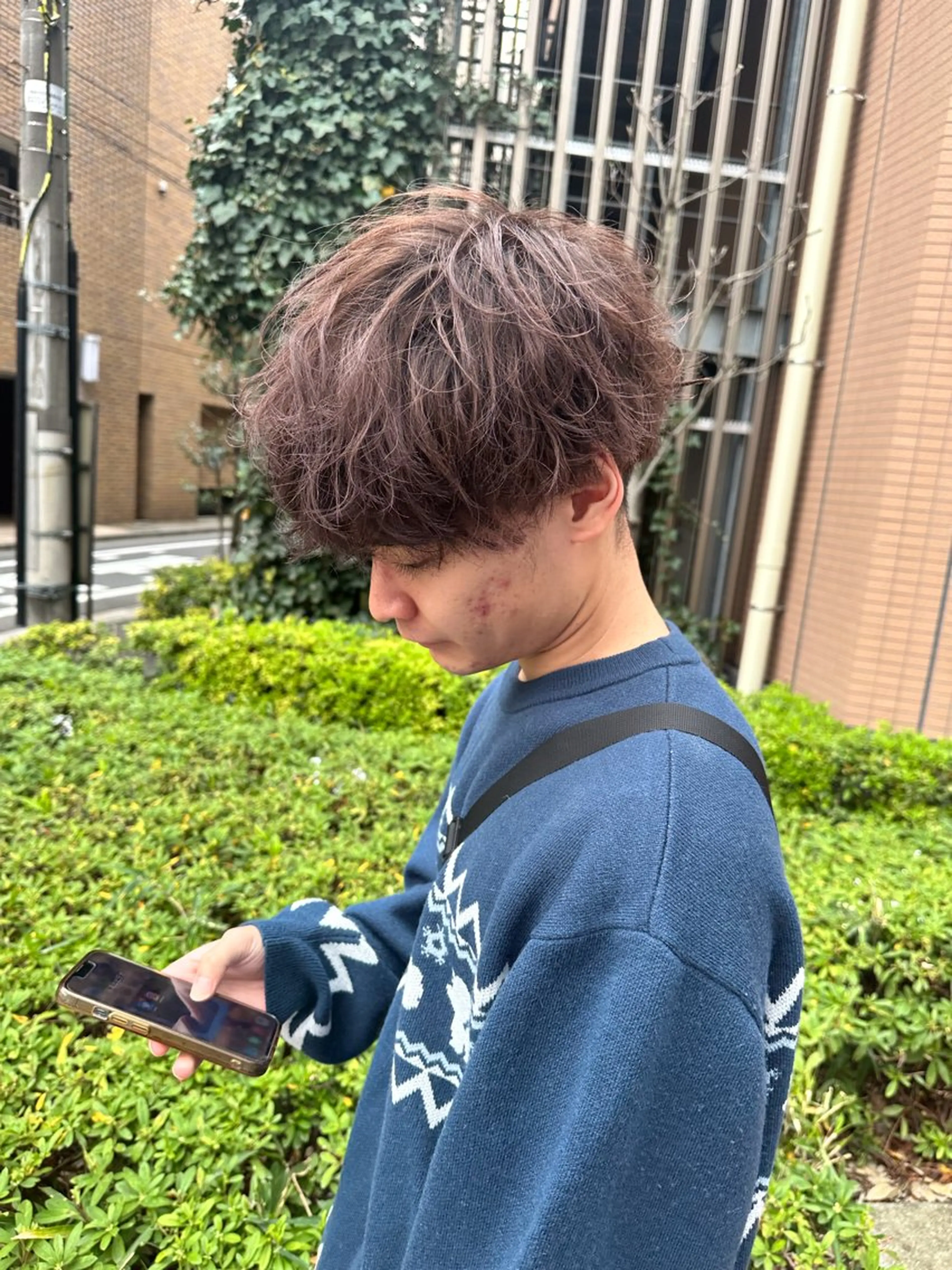 カラー メンズ EMANON 3rd店所属・メンズパーマ指名多数 NAOKIのヘアスタイル