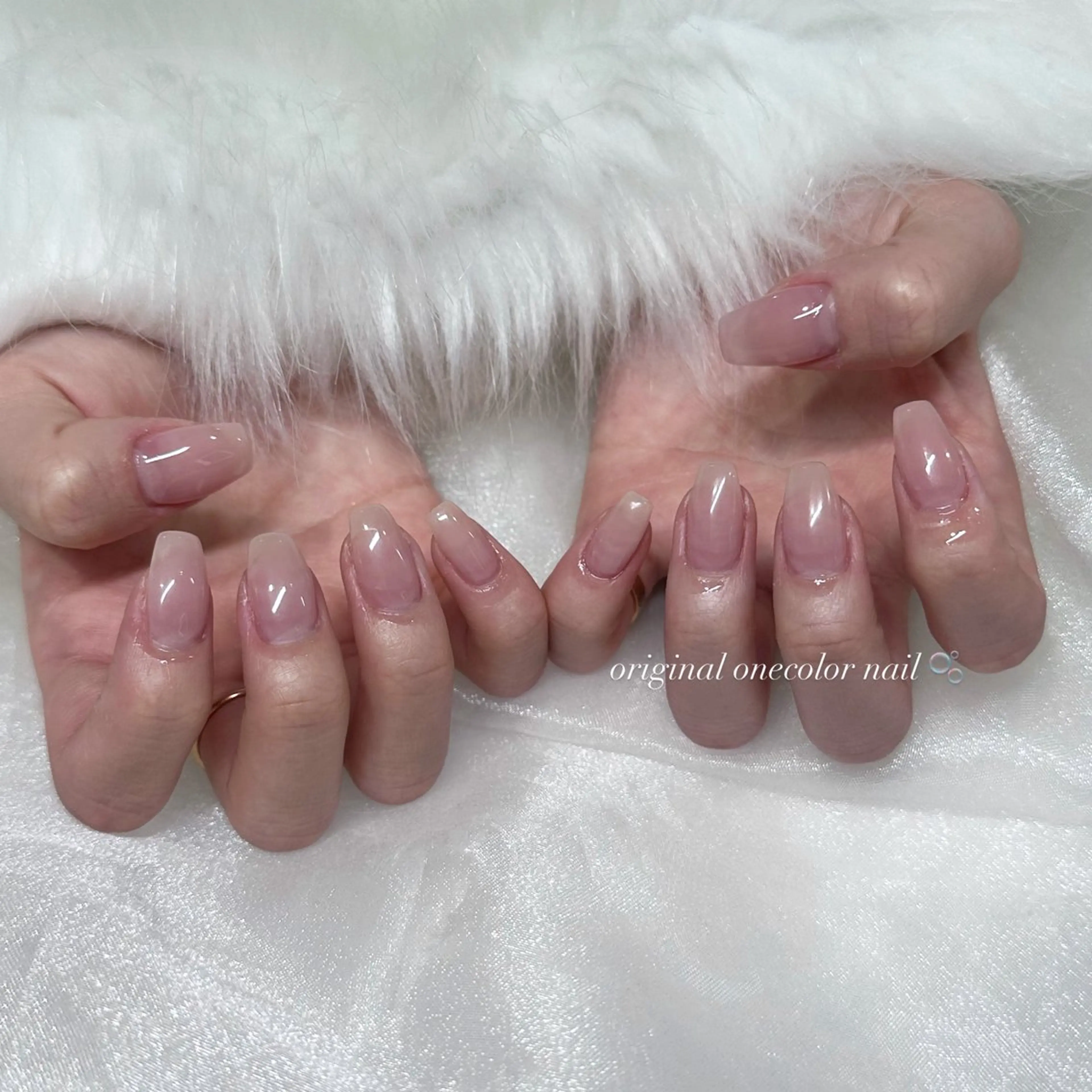 ネイル メンズネイル オフィスネイル ワンカラーネイル シンプルネイル ume hairsalon所属・nono/ 熊取ﾈｲﾙｻﾛﾝのネイルデザイン