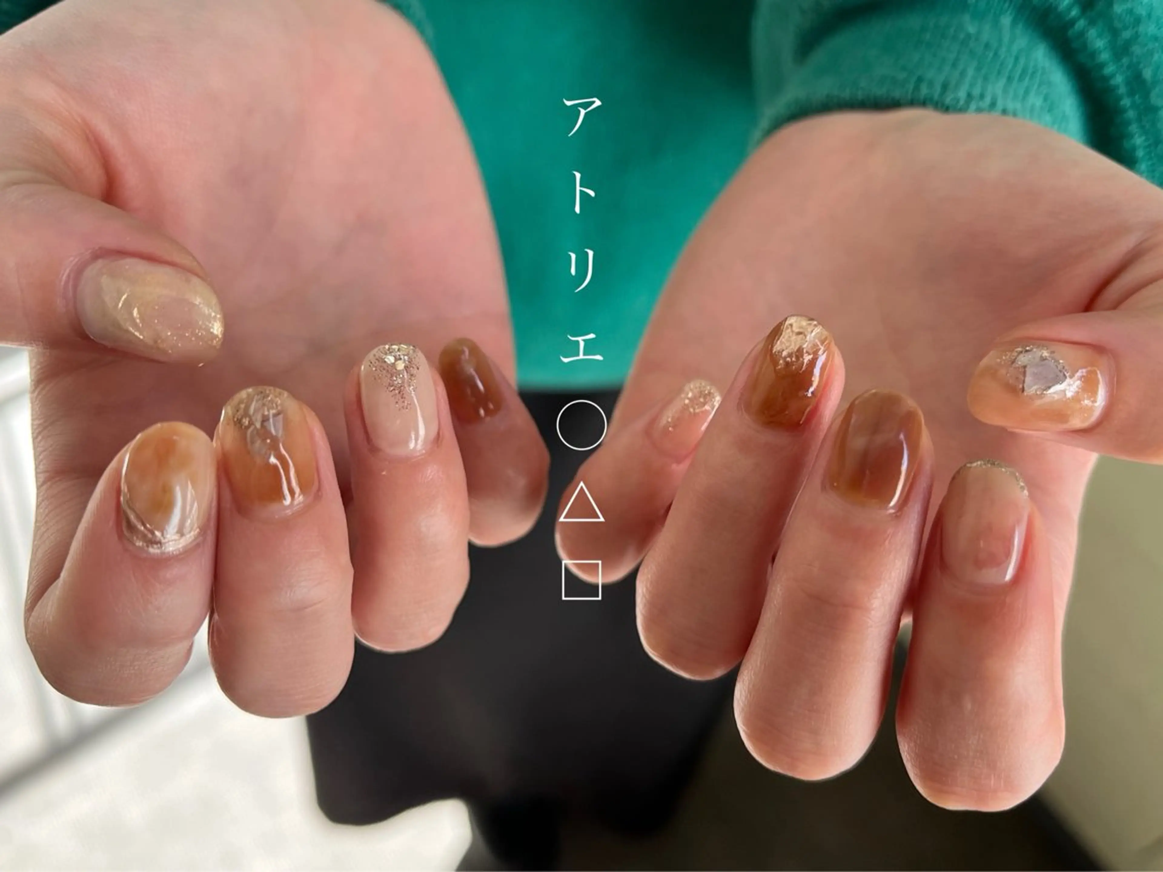 ネイル ハンドネイル アトリエ ○△□のネイルデザイン