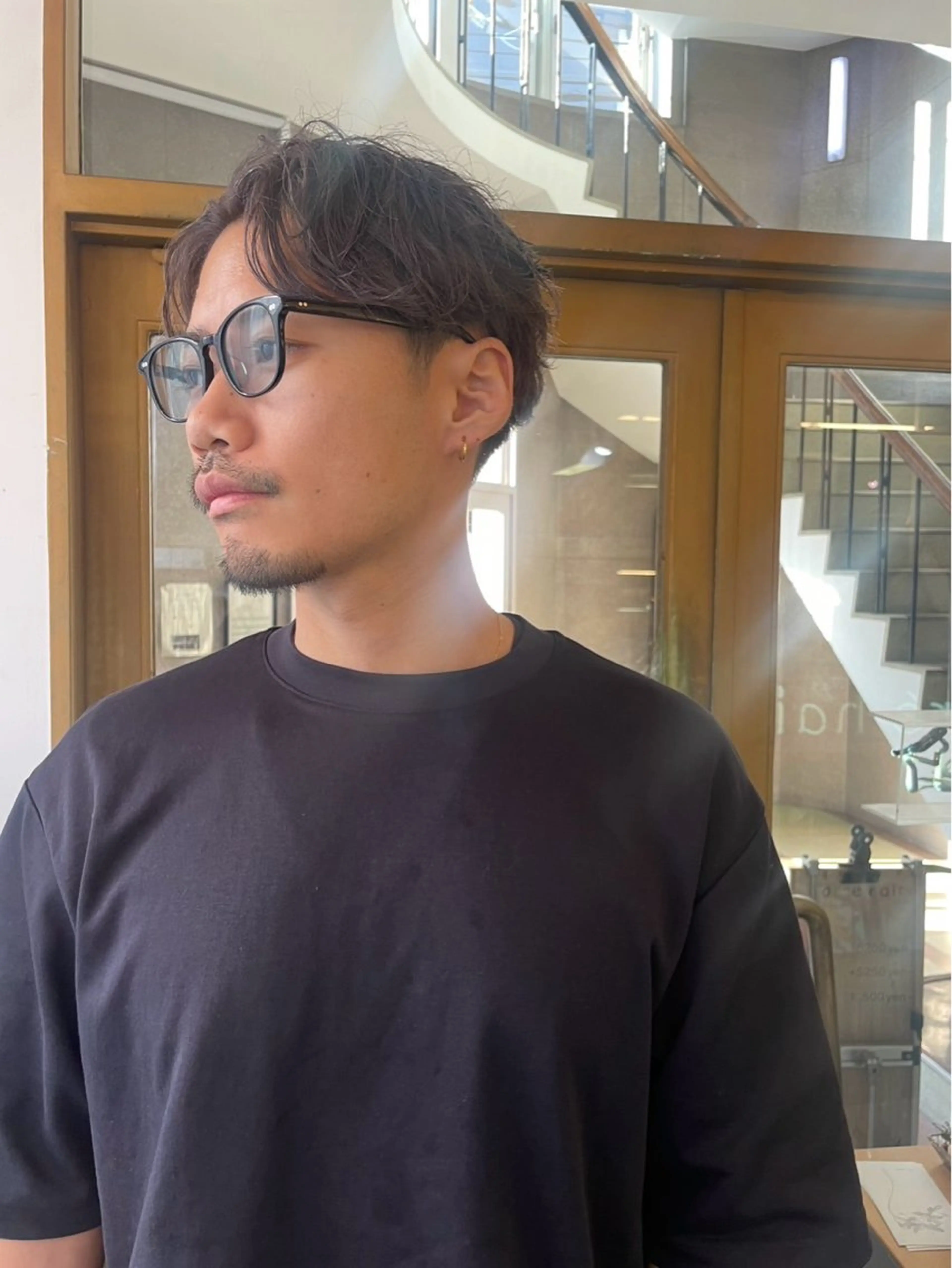 ショート カラー メンズ カット ヘアカラー トリートメント 艶髪color💎髪 質改善ストレート大吉のヘアスタイル