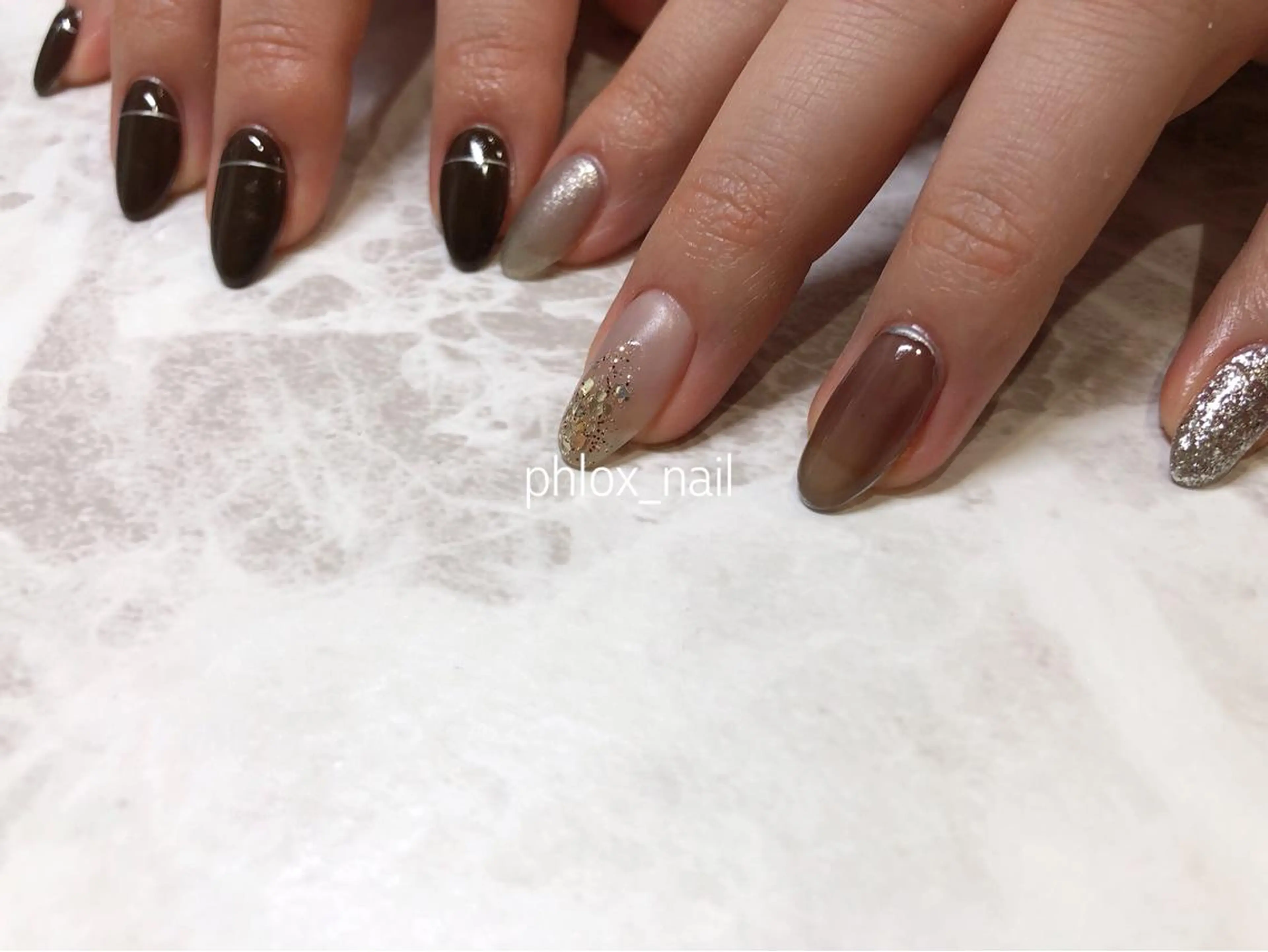 ネイル s/w _shokoのネイルデザイン