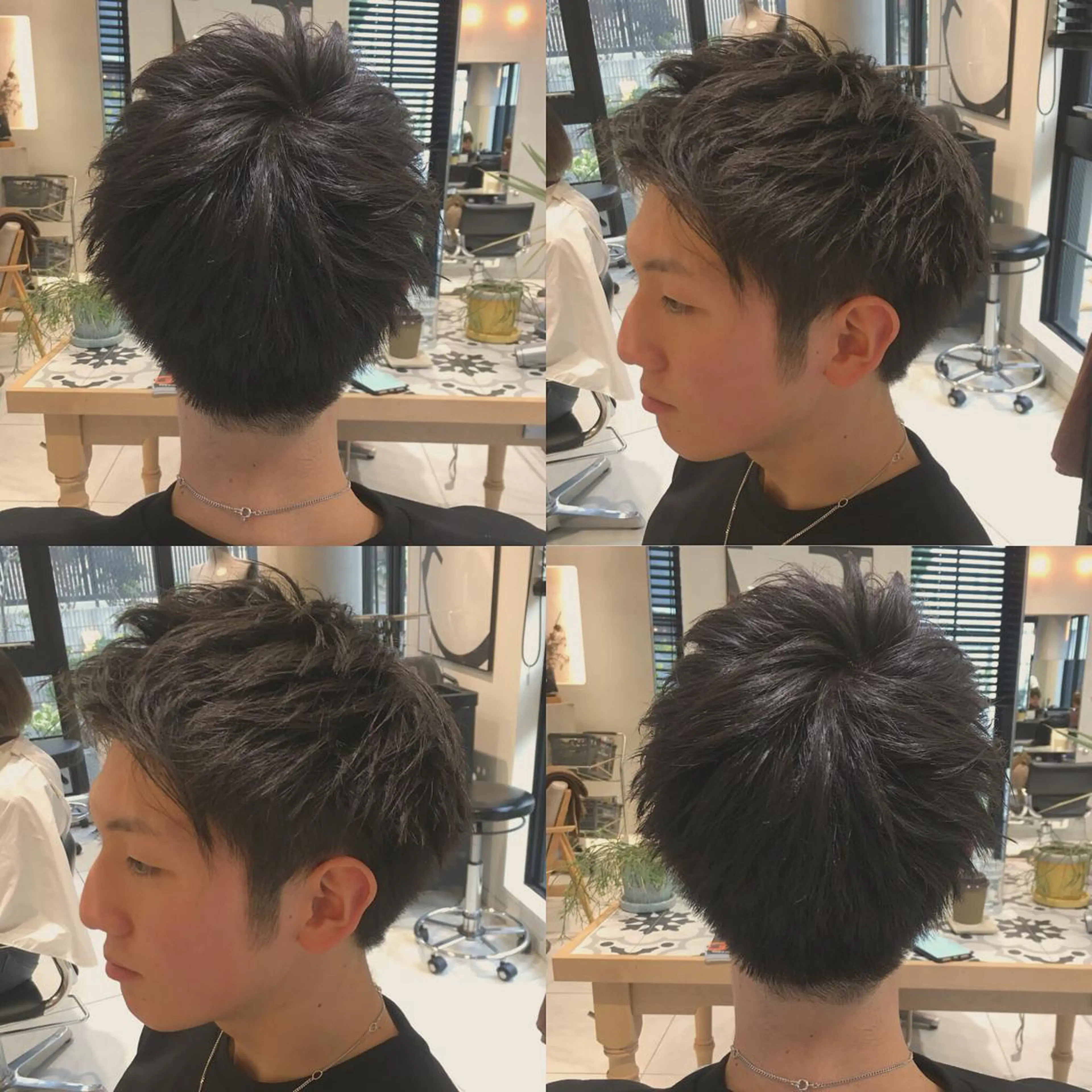 ショート メンズ カット 荒木 依莉亜のヘアスタイル