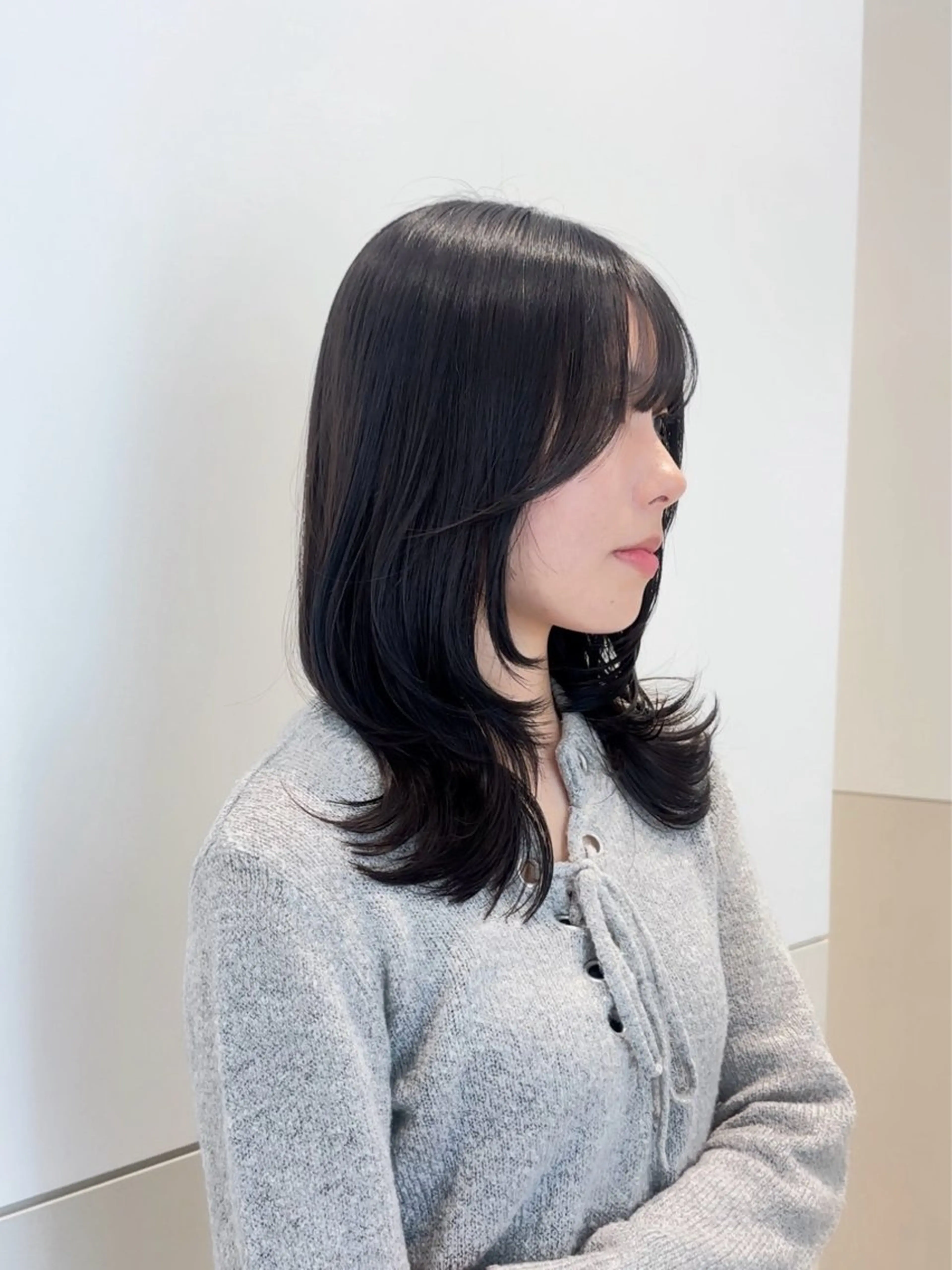 🫧湿気に負けない🫧前髪顔まわりカット×前髪縮毛矯正×oggi otto2stepトリートメント💞の写真