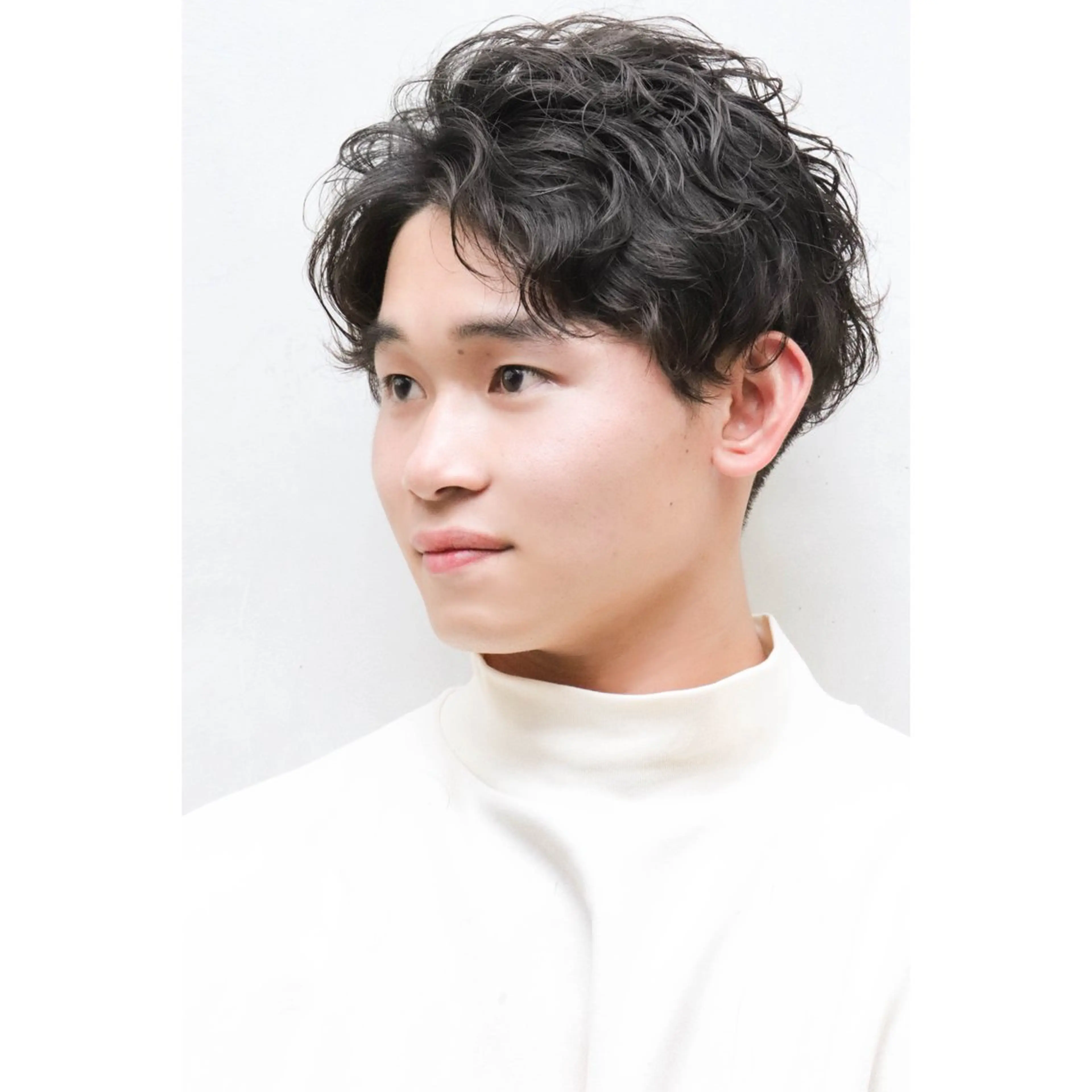 ショート カラー パーマ ヘアアレンジ メンズ Breath beauu Kobe 神戸 三宮【ブレス ボー コウベ】所属・二ツ石 舞幸のヘアスタイル
