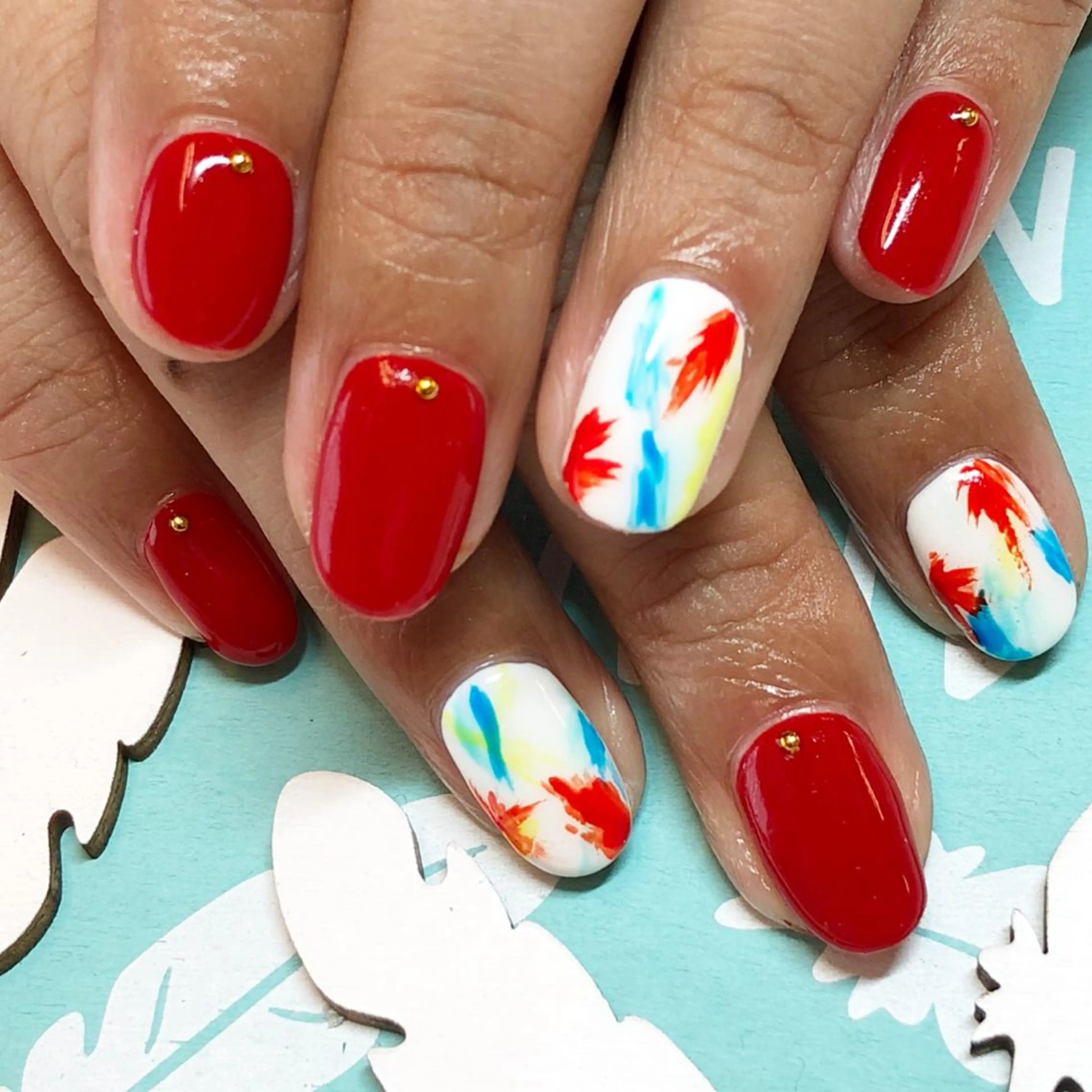 ネイル ニュアンスネイル 夏ネイル KIREIE NAILSのネイルデザイン