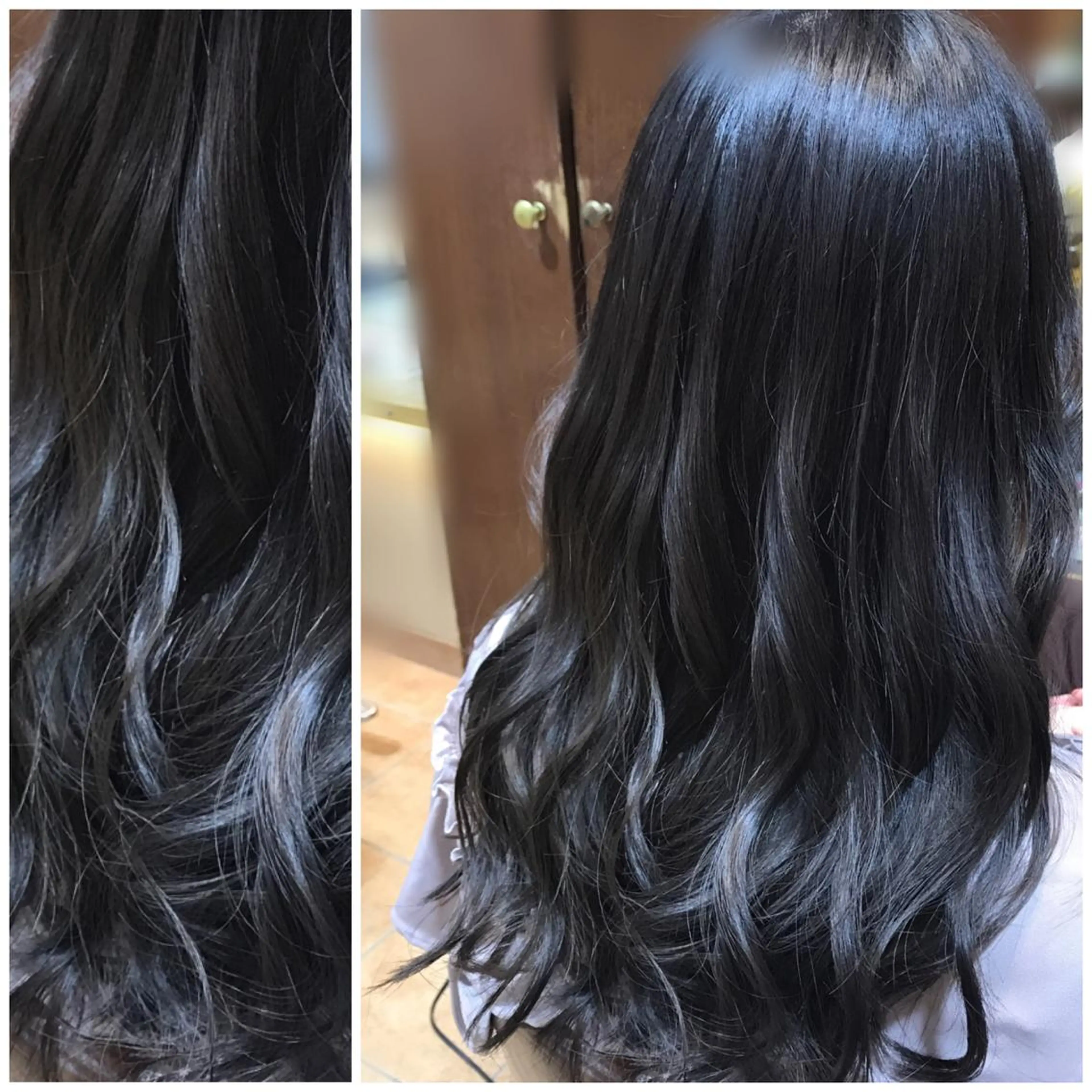 ロング カラー ヘアアレンジ 🥛洒落髪小顔cut なら龍崎🥛のヘアスタイル