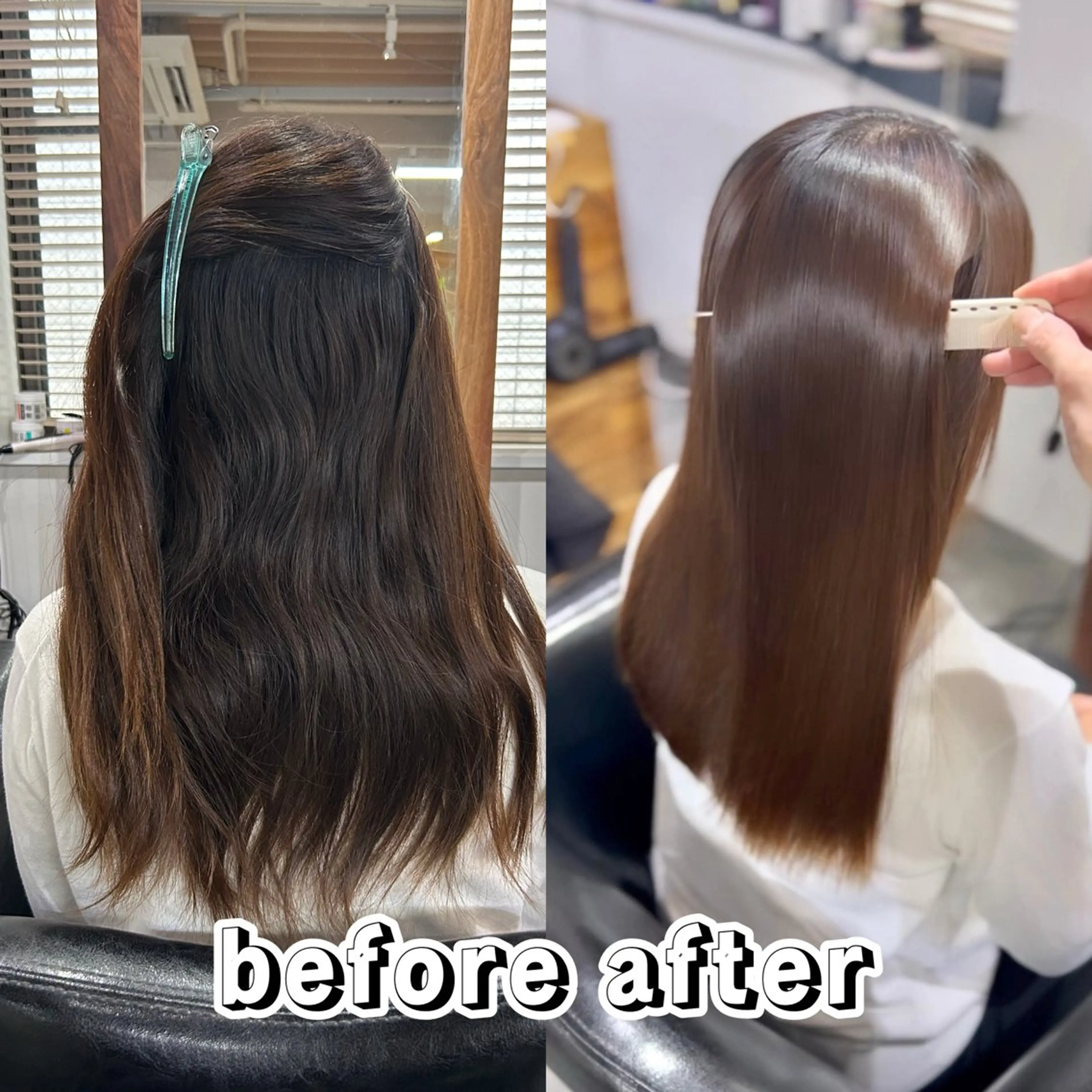 ロング パーマ ボブ 髪質改善 縮毛矯正 トリートメント 酸性ストレート カット 縮毛矯正 トリートメント 👑松山ストレート/ メンズヘア/龍仁👑のヘアスタイル