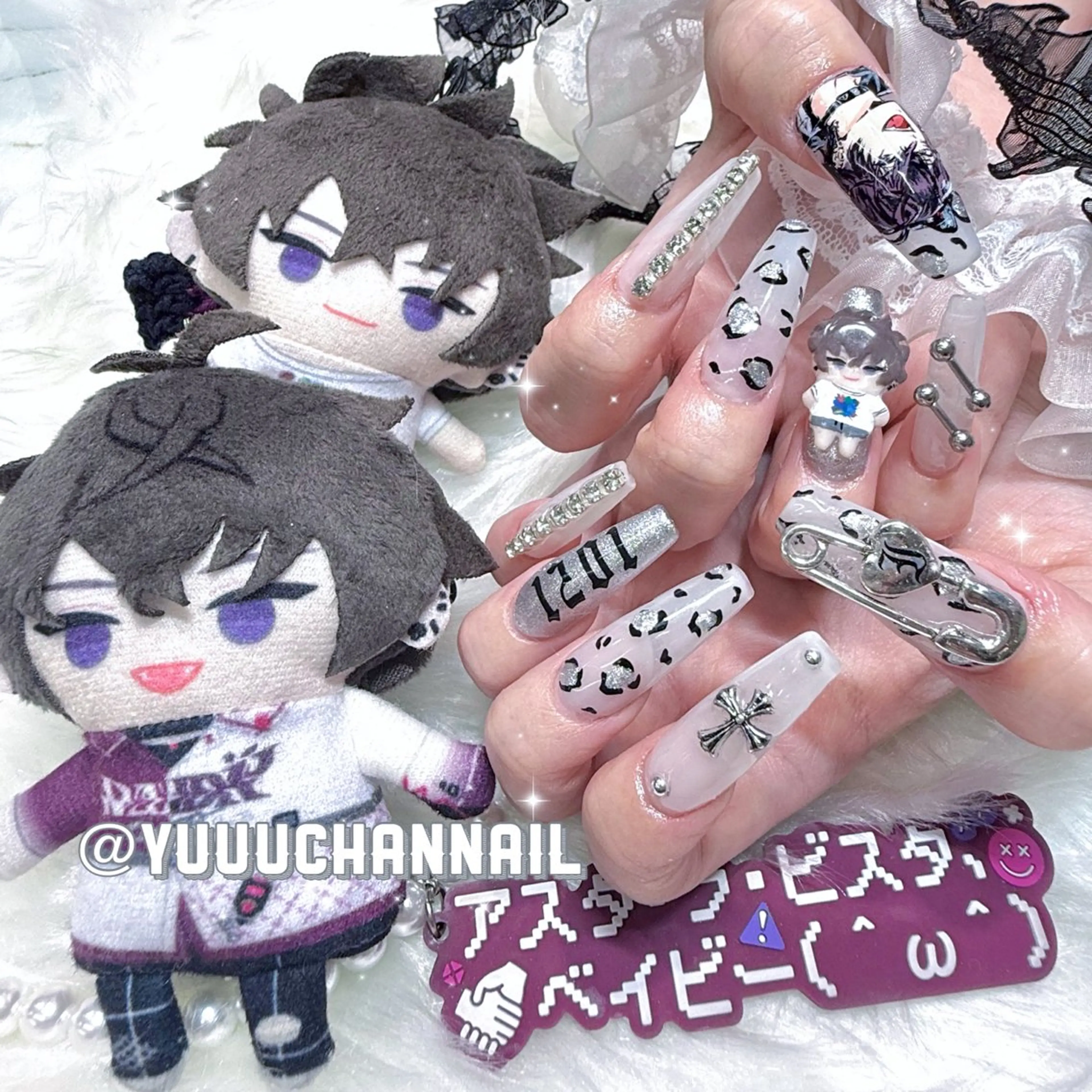 ネイル 痛ネイル🩷渋谷 🧸Yunaのネイルデザイン