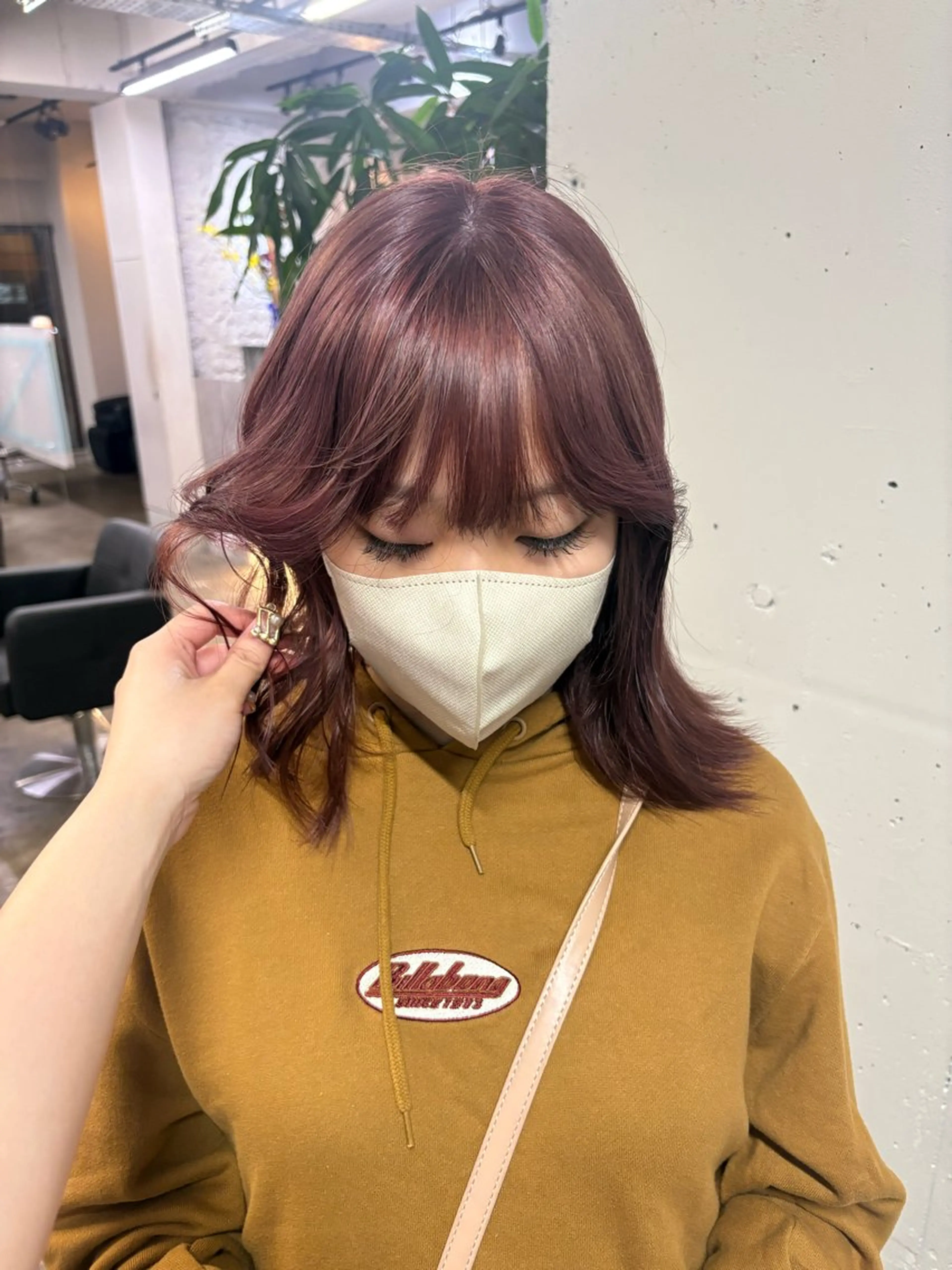 カラー ヘアカラー ハイトーン レイヤー🎀meiのヘアスタイル