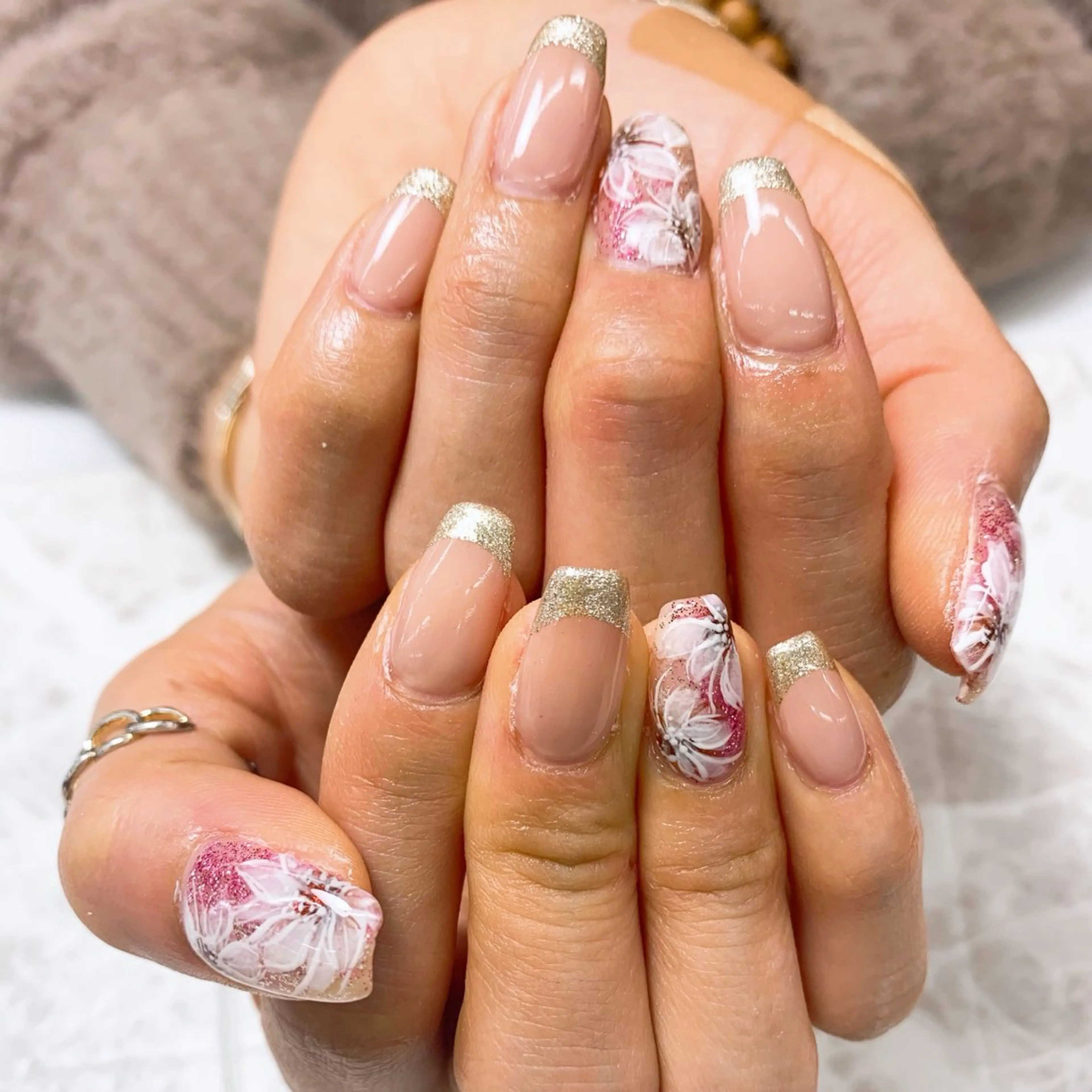 ネイル ⭐︎休業中の練習⭐︎ JNA認定講師髙橋のネイルデザイン