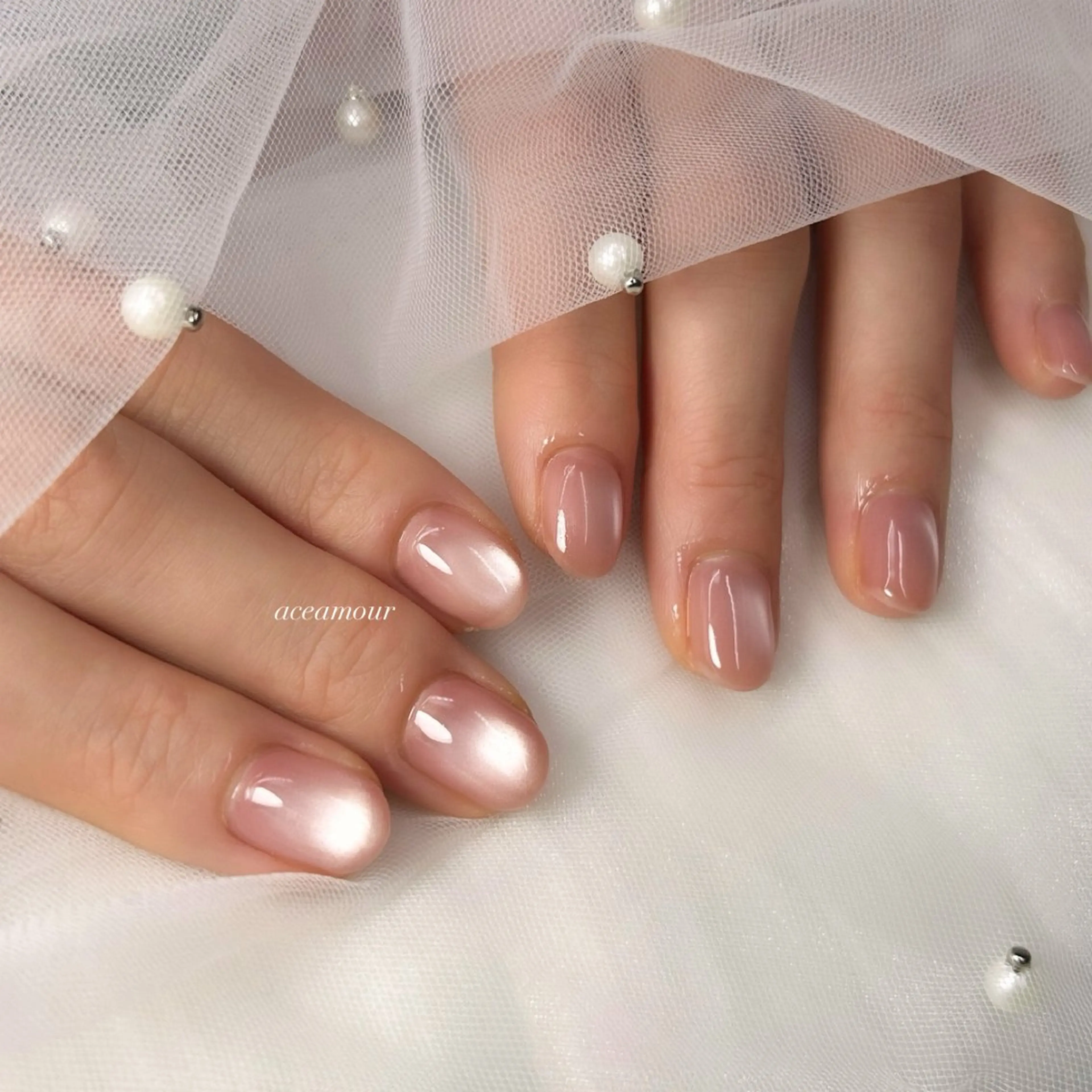 ネイル ハンドネイル ネイル/耳つぼ /新ホワイトニングのネイルデザイン