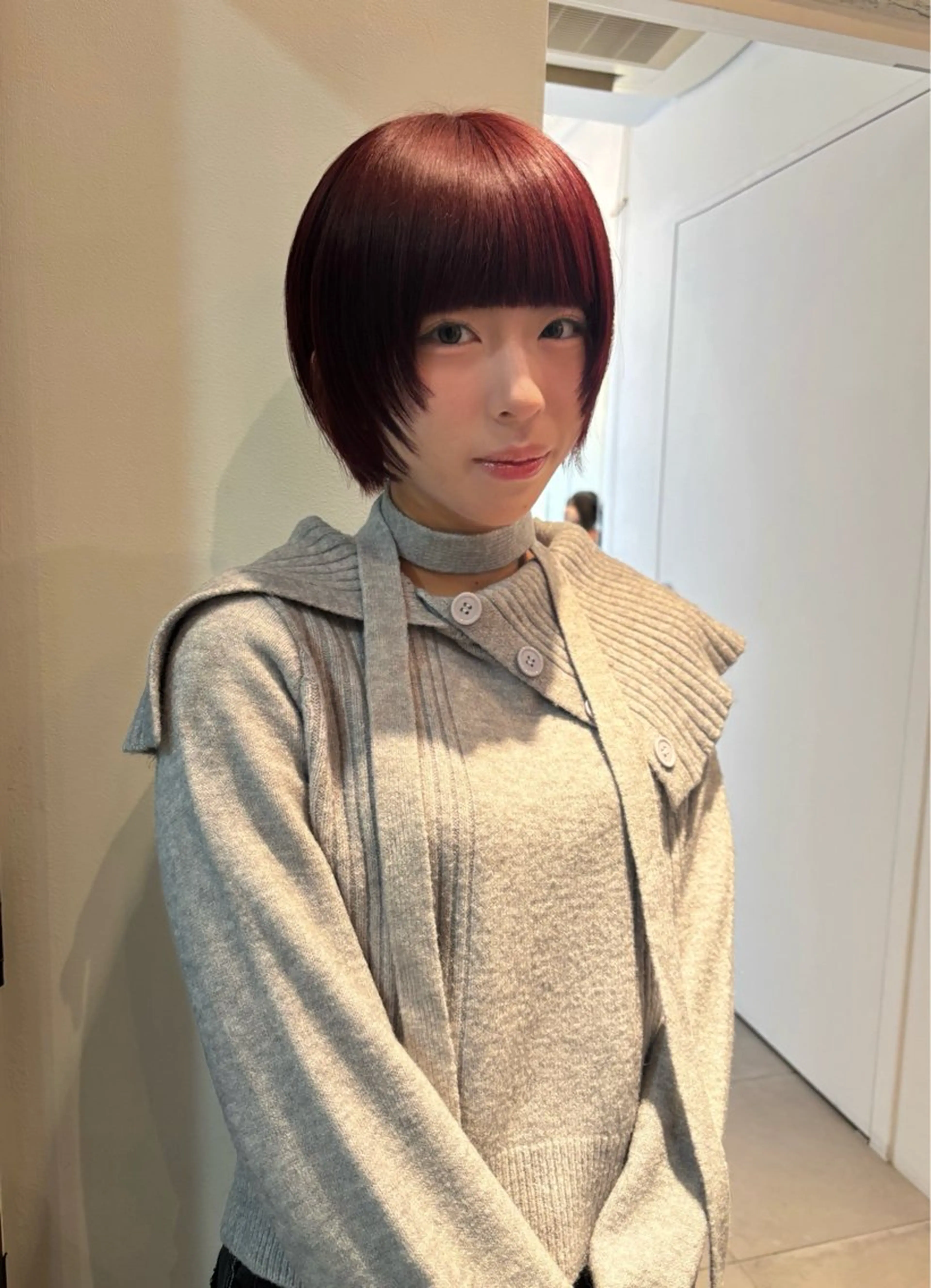 ショート カラー ヘアカラー riria/ボブ /ブラウンカラー🎀のヘアスタイル