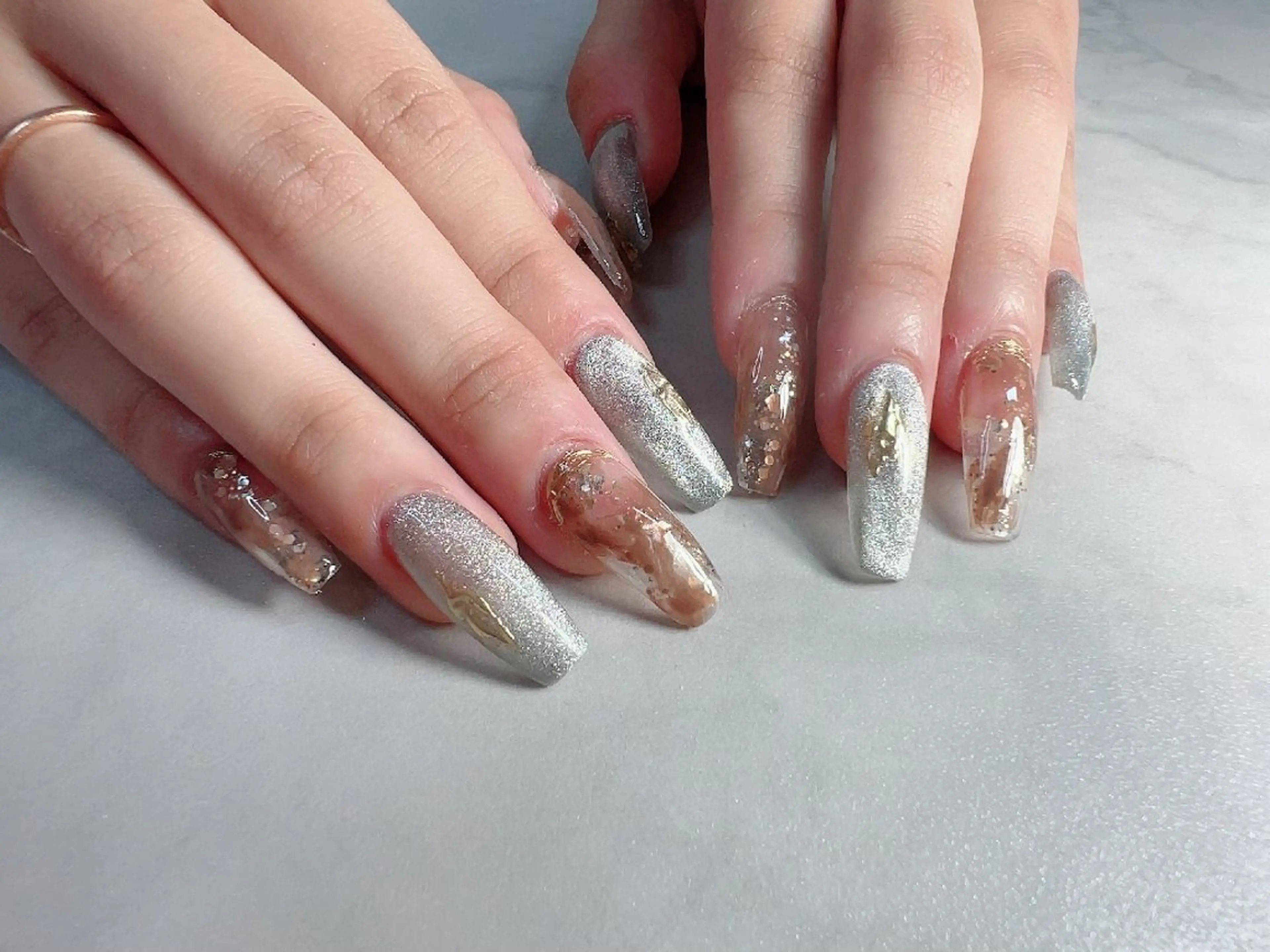 ネイル ハンドネイル azumaya ネイリストarisaのネイルデザイン