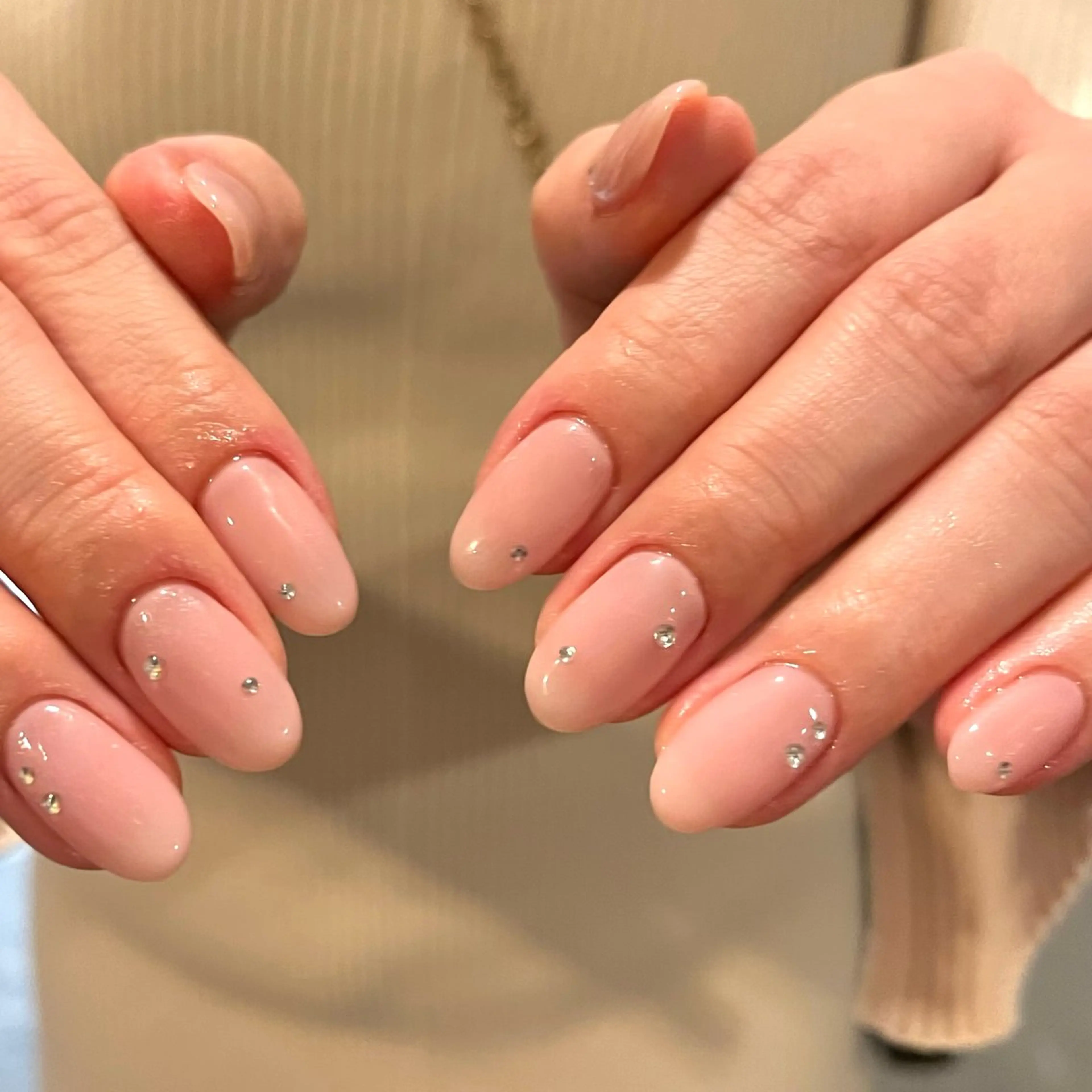 ネイル キラキラネイル シンプルネイル ハンドネイル NORA南青山/ kanohaのネイルデザイン