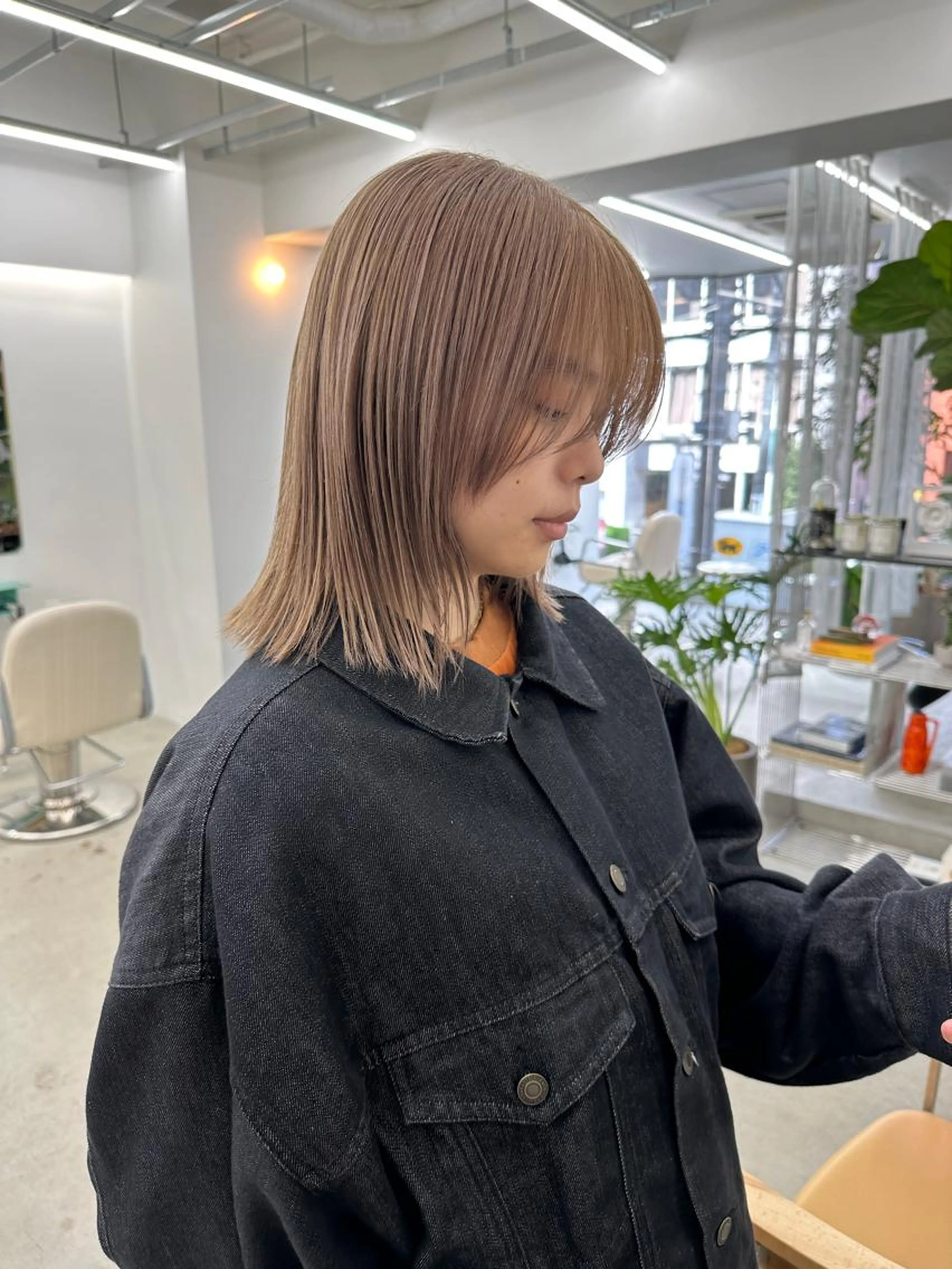 ダブルカラー(ブリーチ1回)+クイックトリートメントの写真